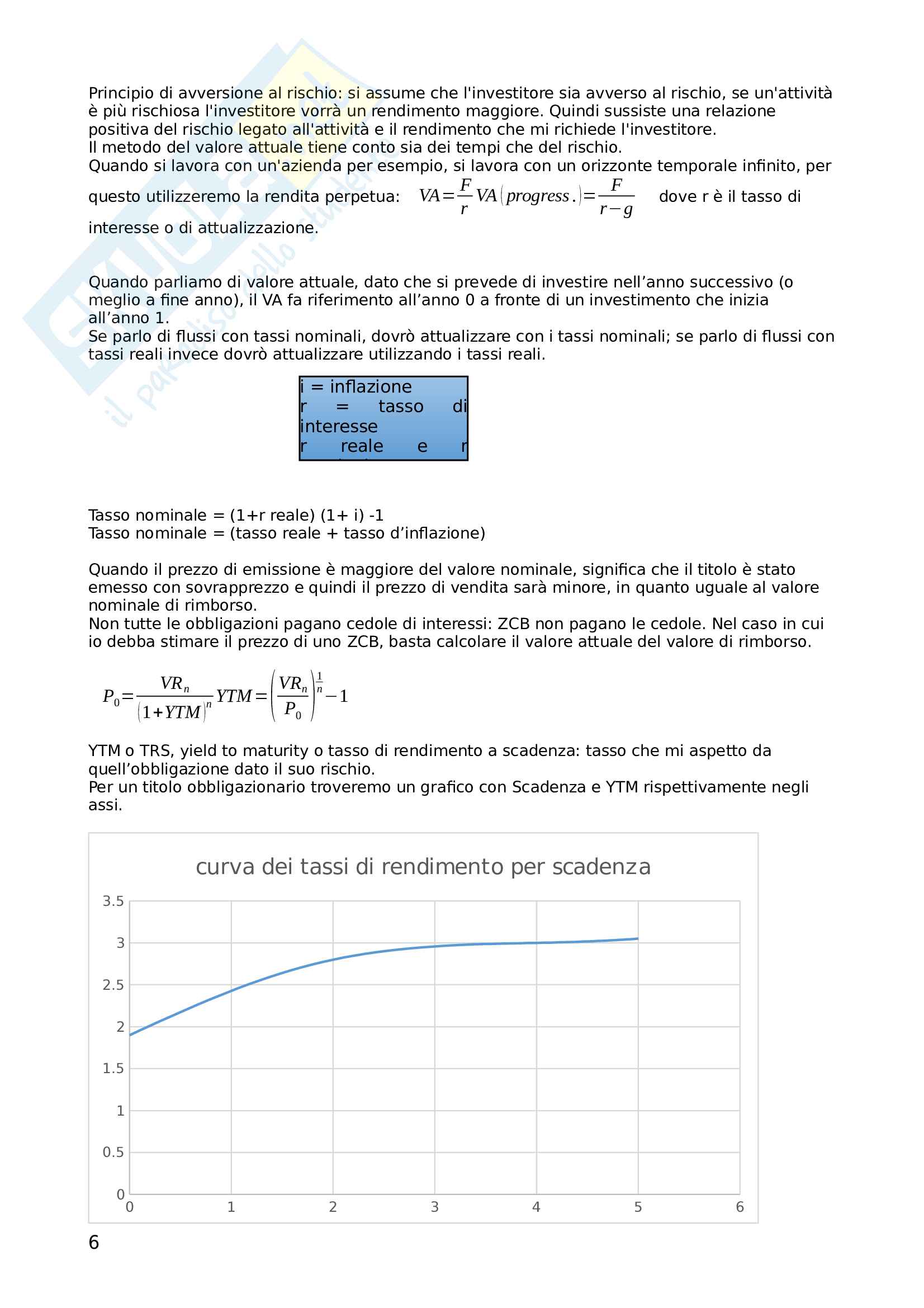 Appunti di finanza aziendale canale A Pag. 6