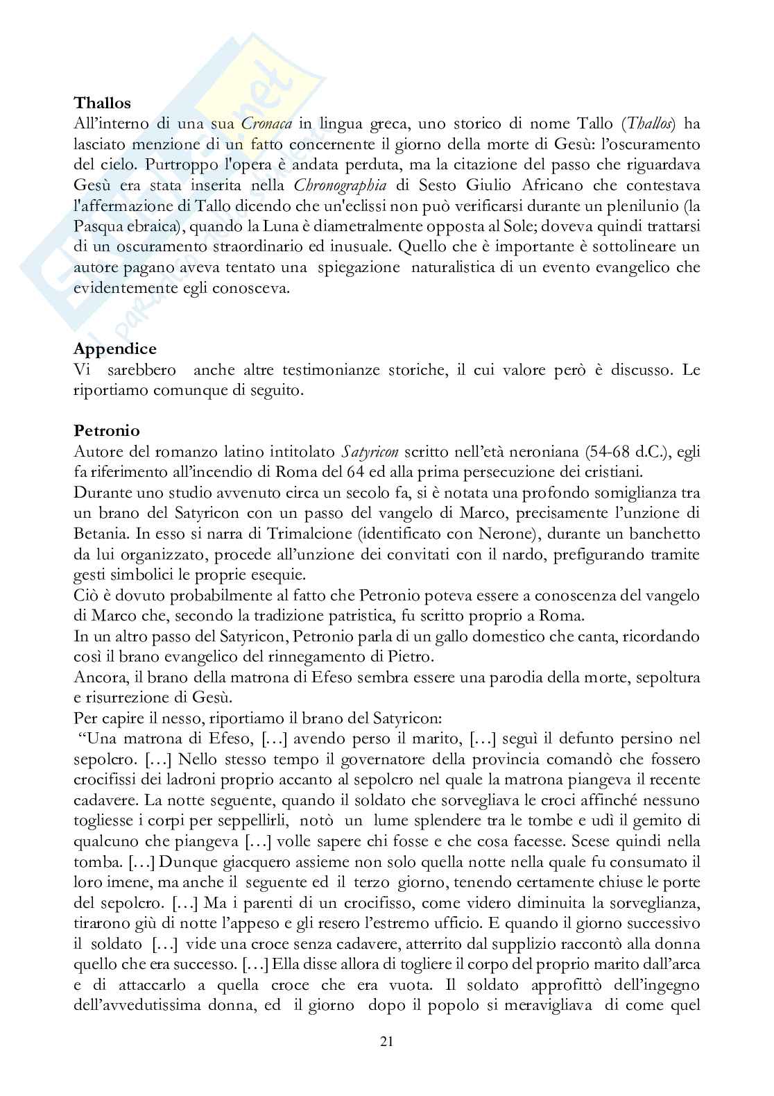 Storia del cristianesimo Pag. 21