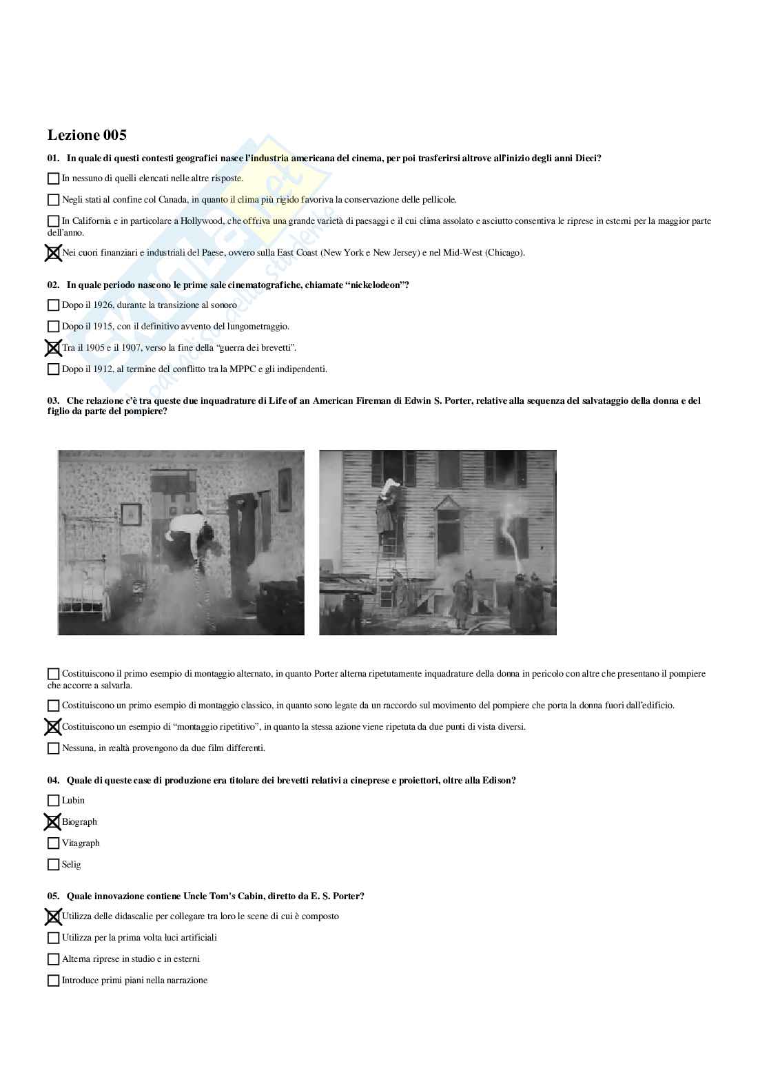 Paniere Tecnica, storia e linguaggio dei mezzi audiovisivi - Risposte multiple - aggiornato (2026) Pag. 6