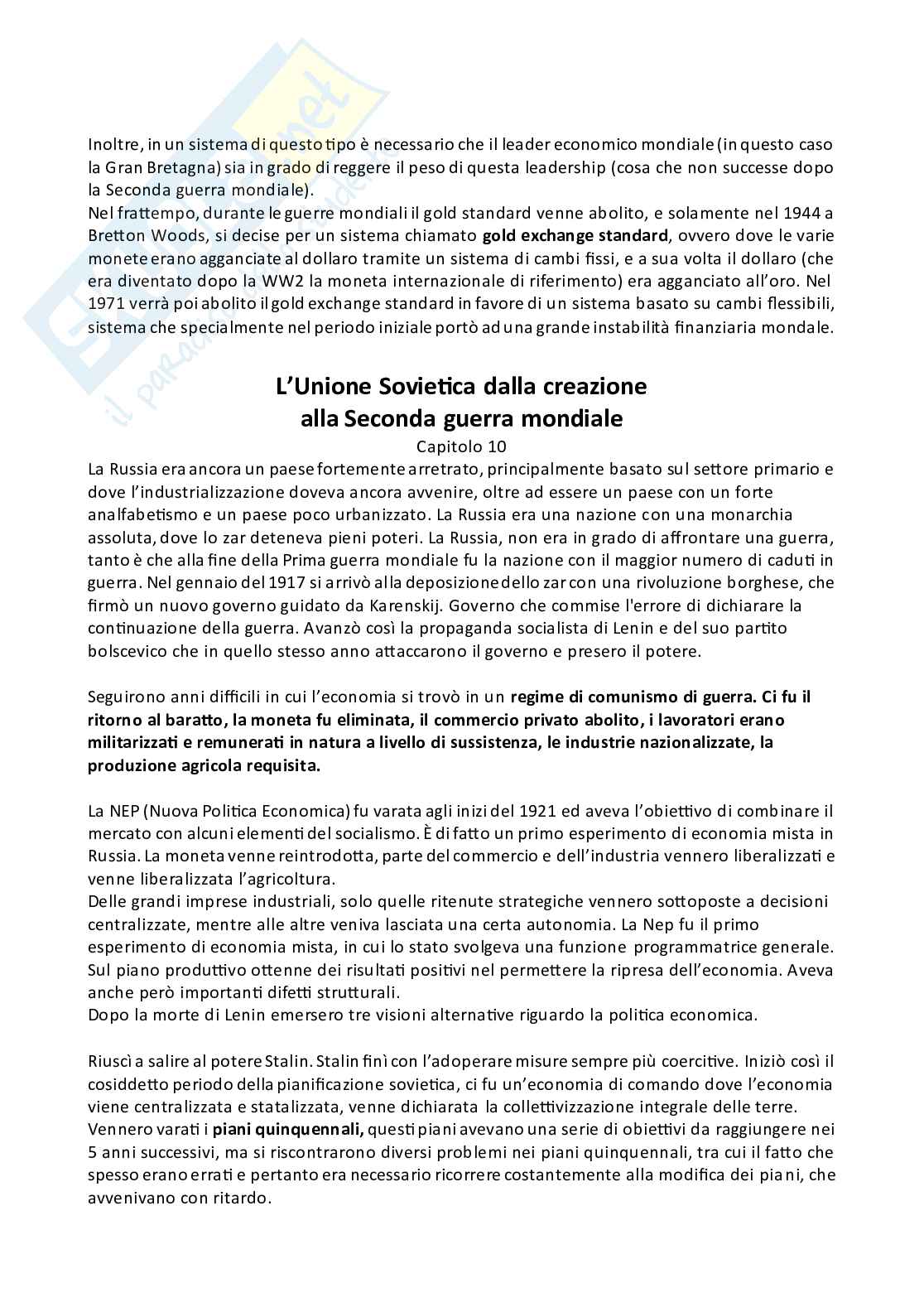 Riassunto esame Storia Economica, Prof. Besana Claudio, libro consigliato Perché l’Europa ha cambiato il mondo , Vera Zamagni Pag. 21