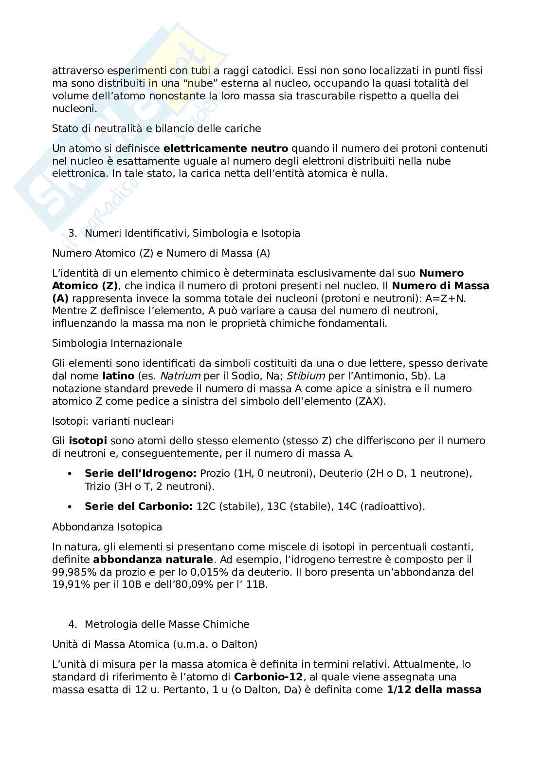Appunti Chimica generale ed inorganica  Pag. 16