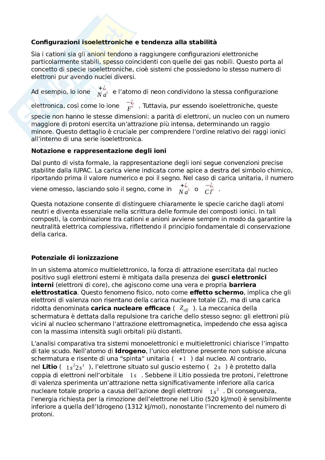 Appunti Chimica generale ed inorganica  Pag. 36