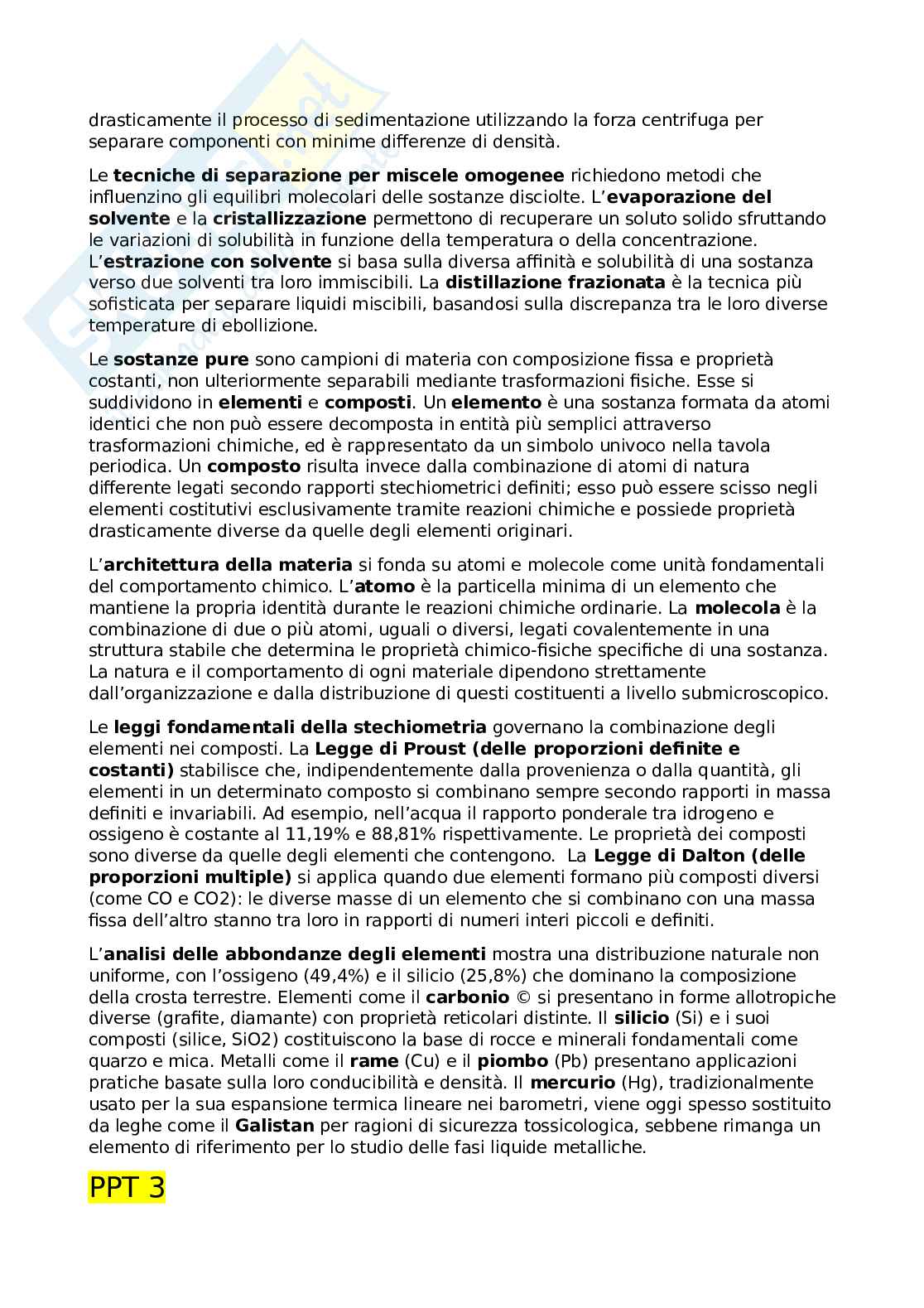 Appunti Chimica generale ed inorganica  Pag. 6
