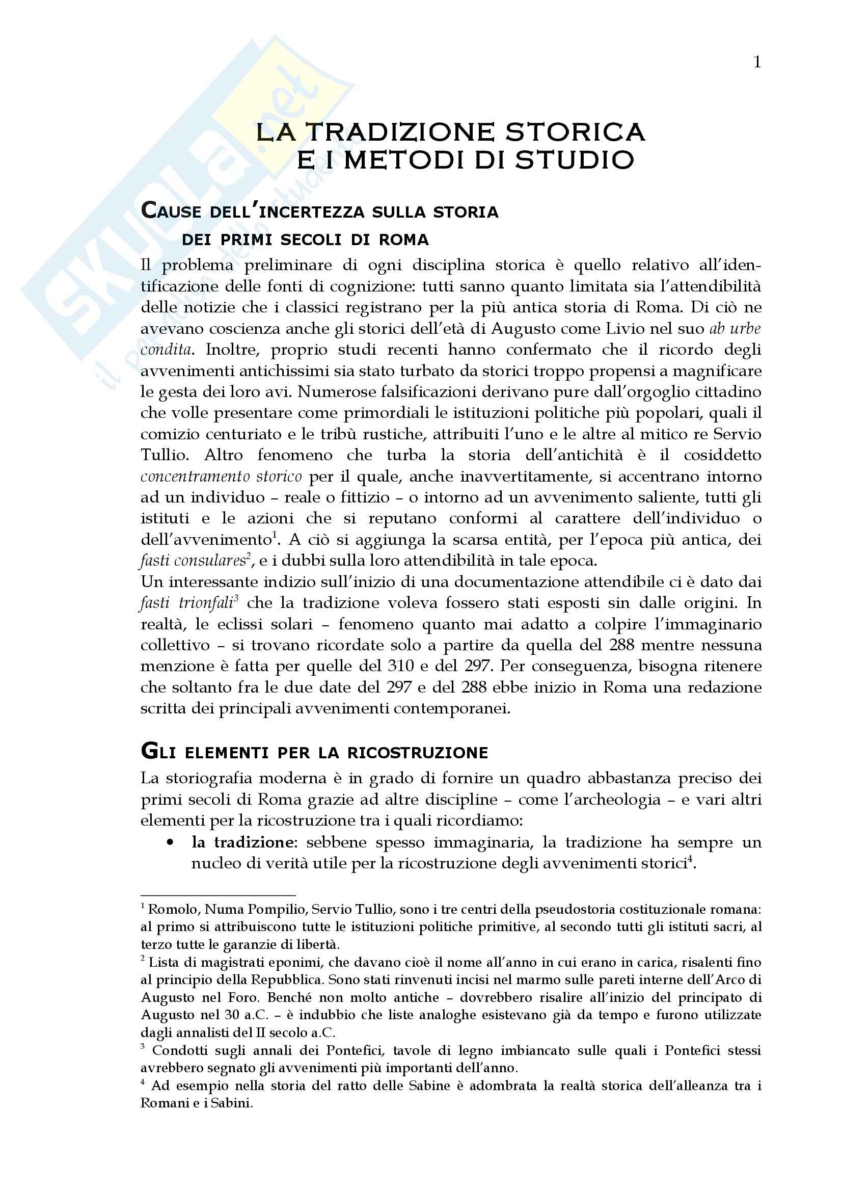 Concetti Lezioni Appunti Di Storia Del Diritto Romano