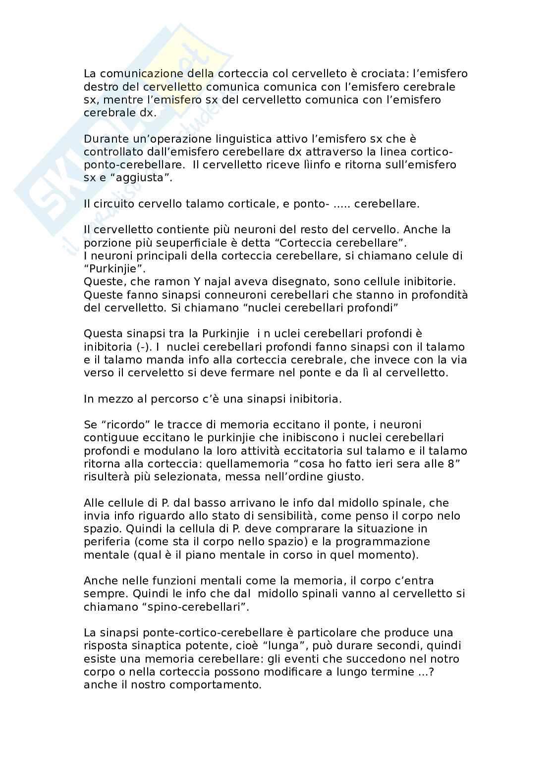 Fisiologia del movimento e organizzazione della retina Pag. 6