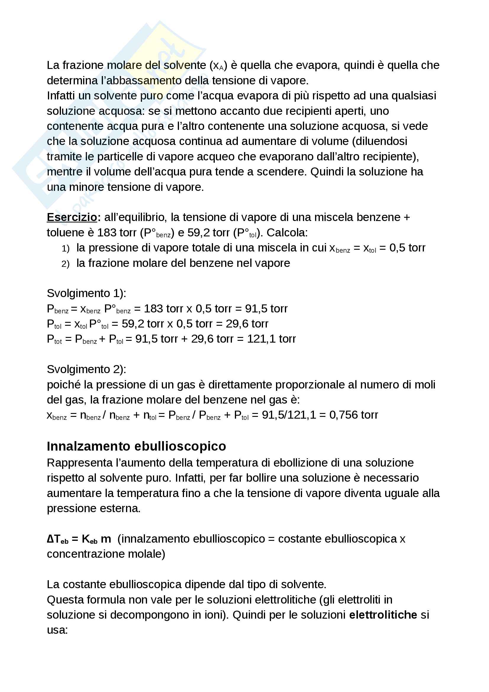 Proprietà colligative Pag. 2