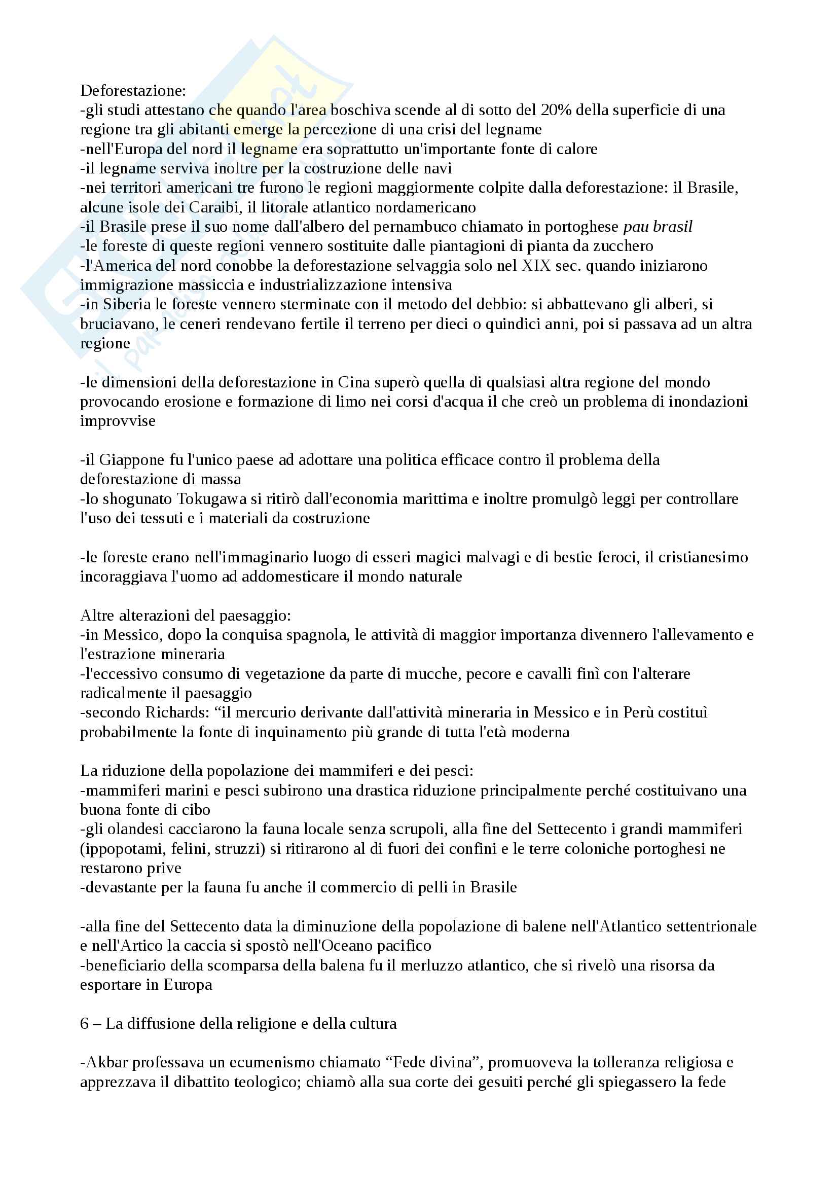 Riassunto esame Storia moderna, prof. Lombardi, Relazioni globali nell'età moderna, Parker Pag. 11