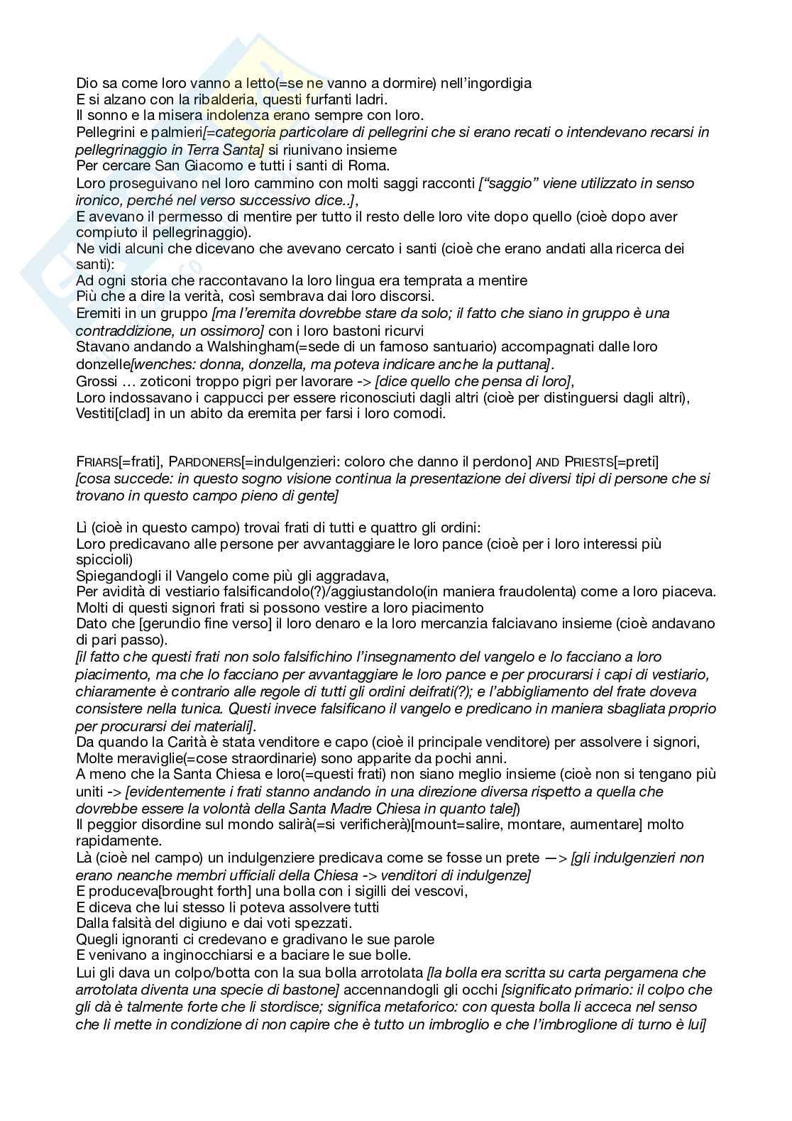 Letteratura inglese dalle origini al '700 Pag. 6