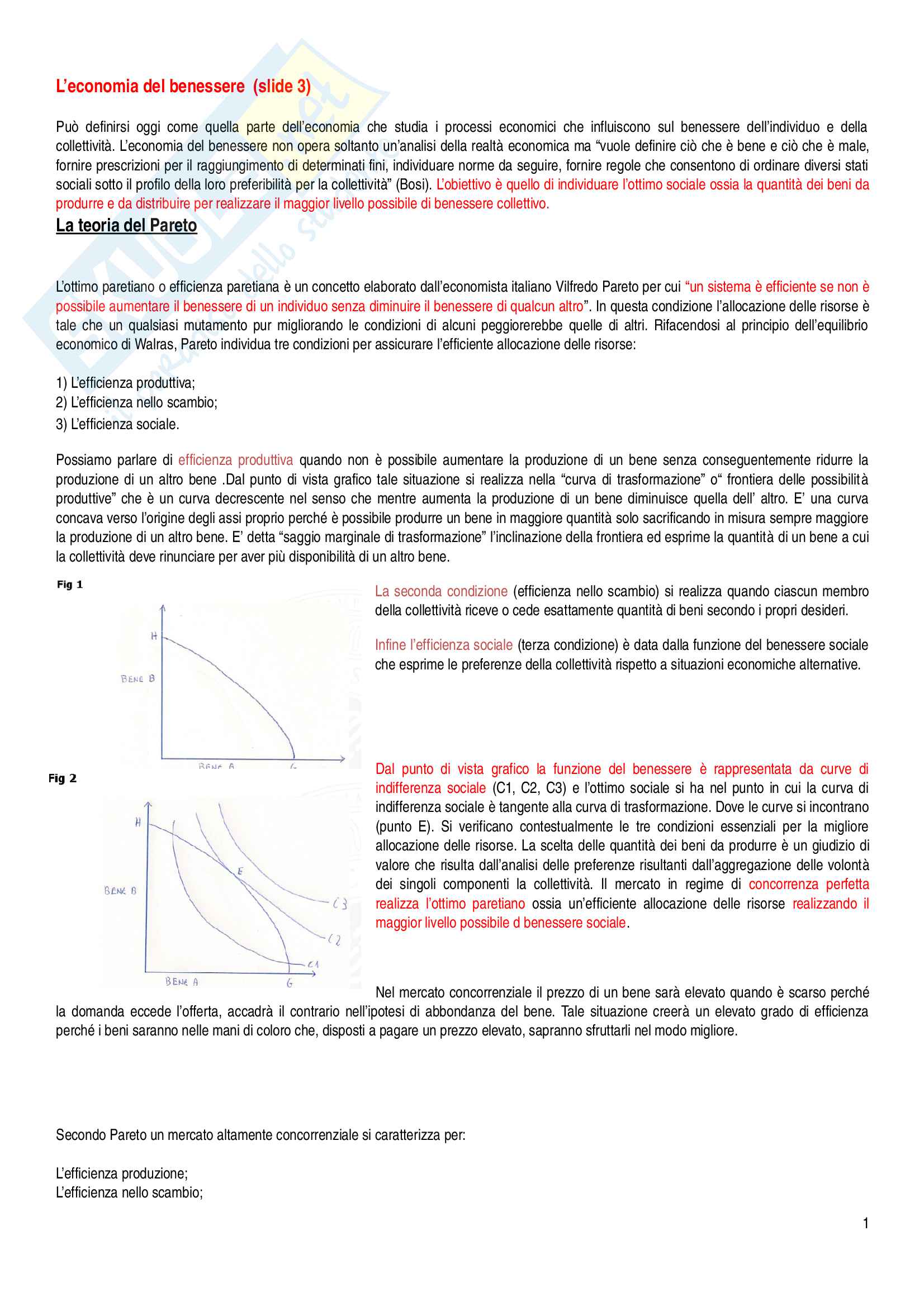 Riassunto lezione scienza delle finanze Pag. 1
