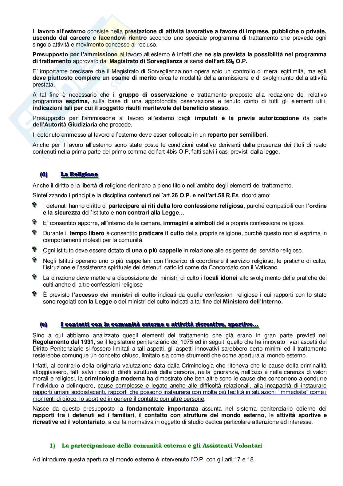 Riassunto di Diritto penitenziario Pag. 21