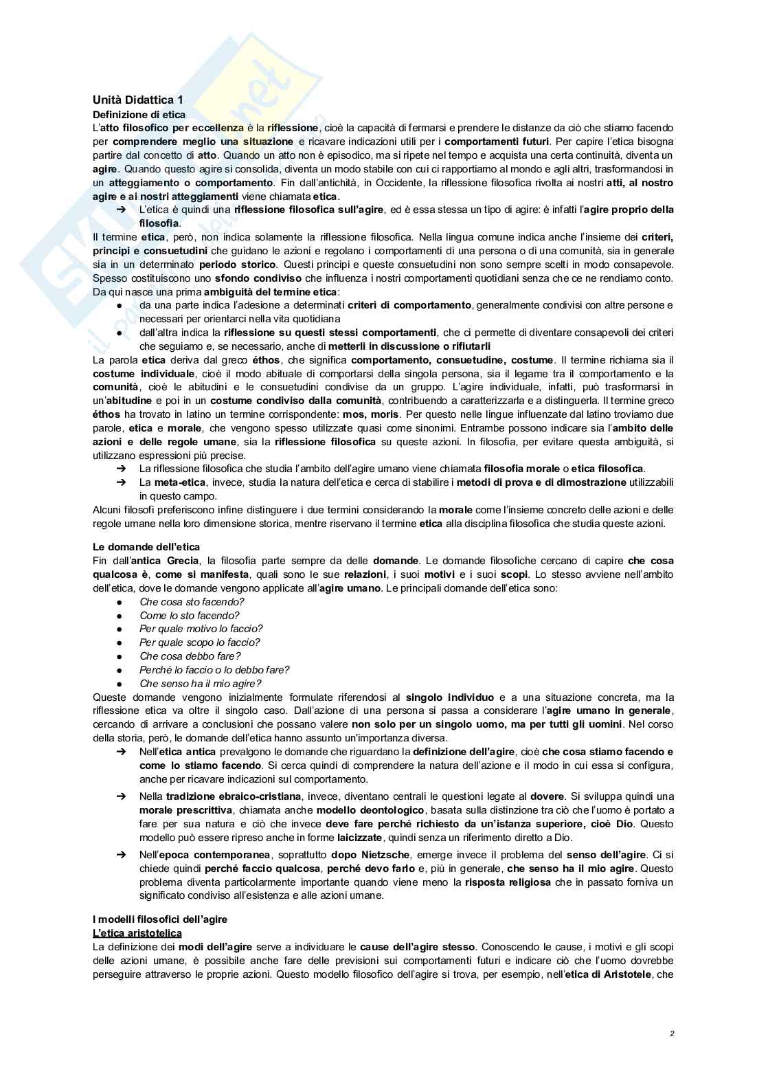 Appunti completi Etica della comunicazione Pag. 2
