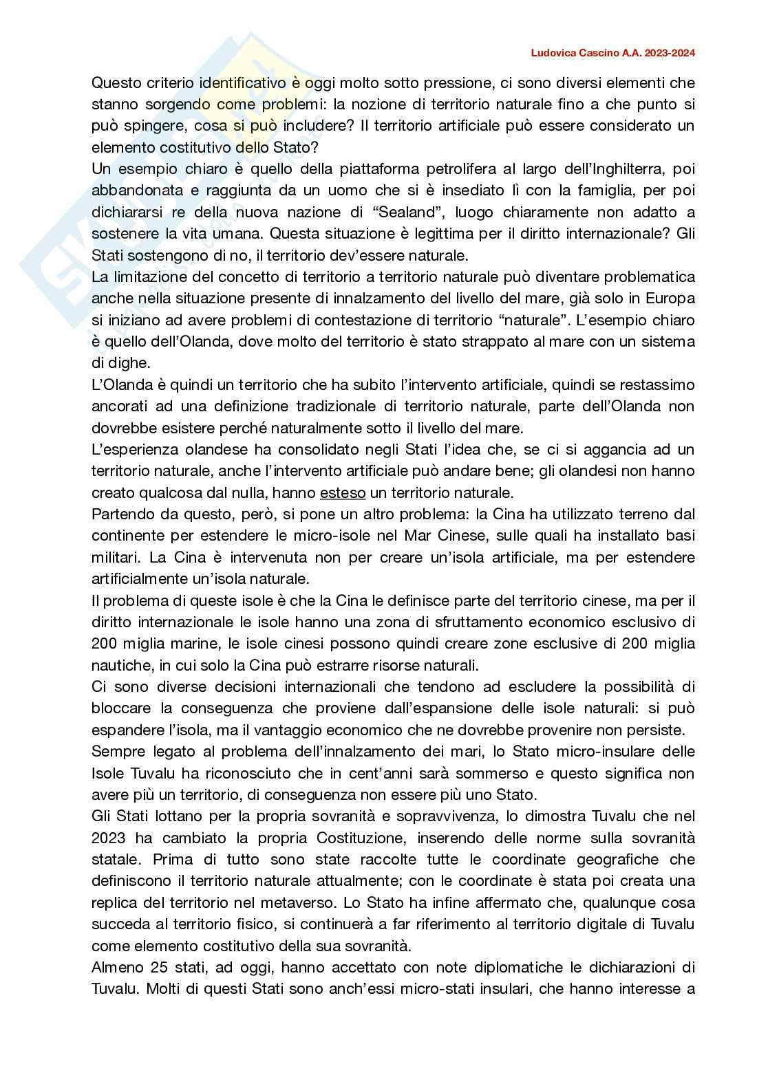 Appunti completi di Diritto internazionale Pag. 6