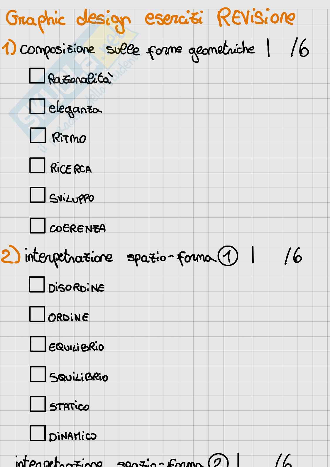 Esercizi per esame Graphic design 1 Pag. 1