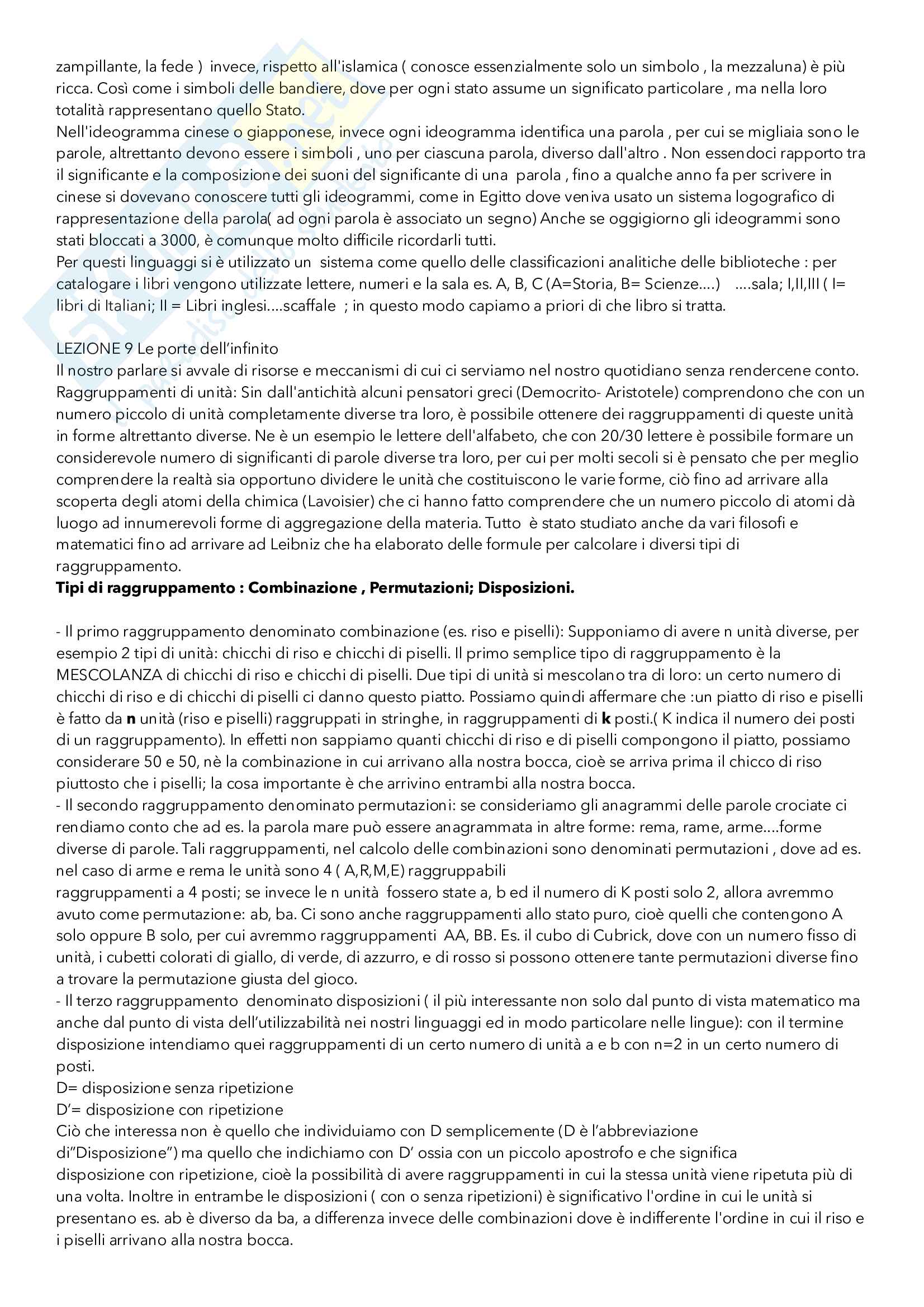 Riassunti lezioni semiotica completo Pag. 11