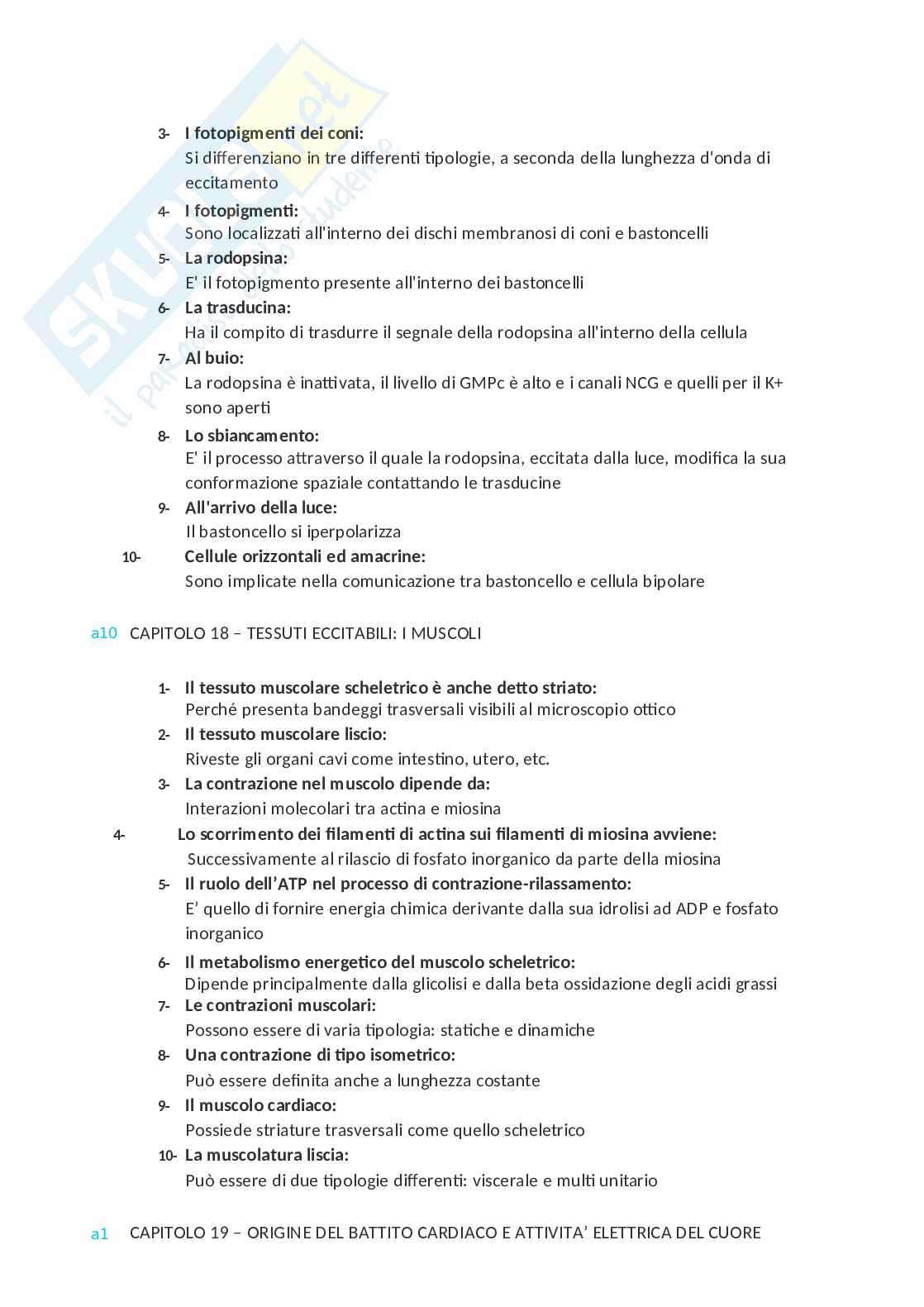 Paniere di Fisiologia applicata allo sport Pag. 11