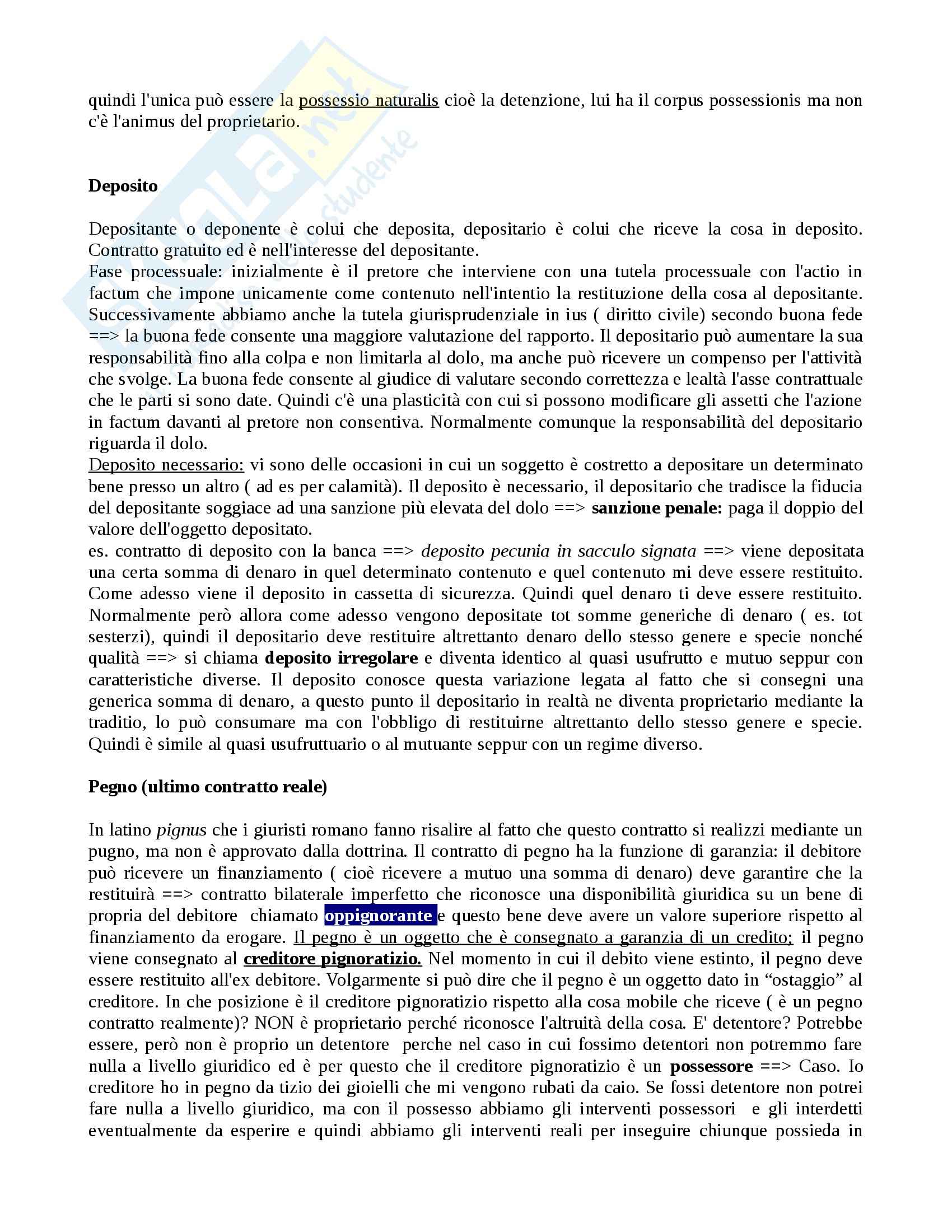 Istituzioni di diritto romano - nozioni e Appunti Pag. 36