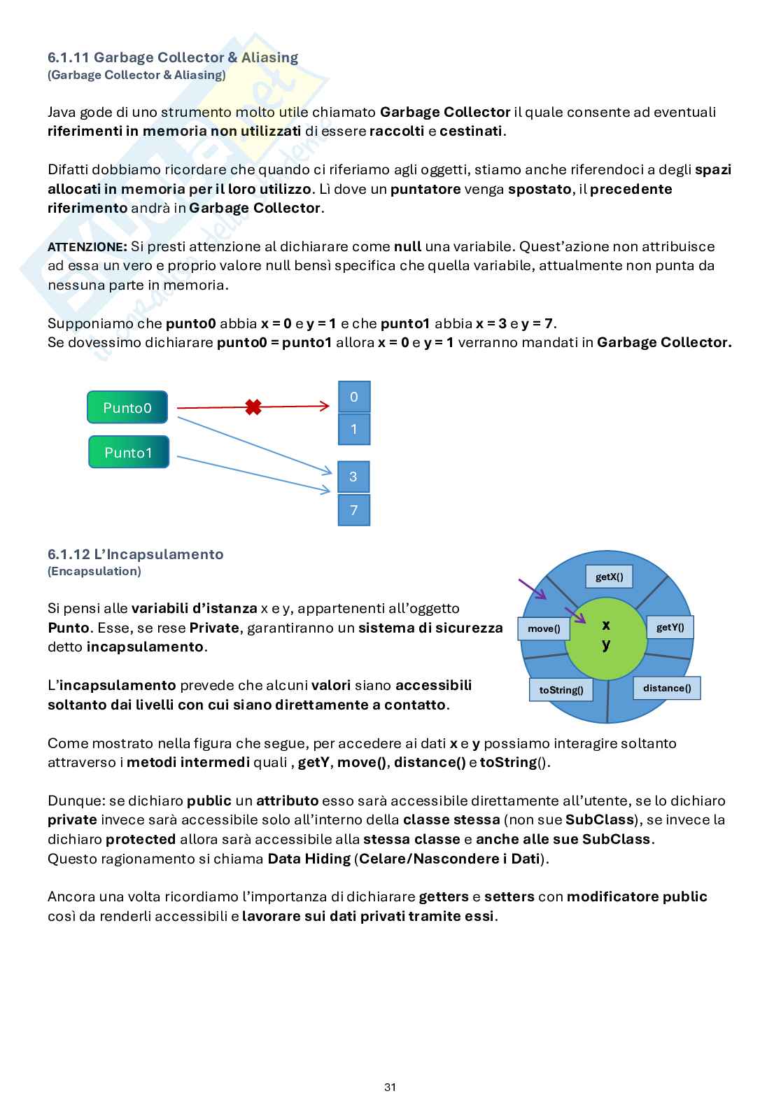Riassunto esame Programmazione orientata agli oggetti, Prof. Nigro Libero, libro consigliato Programmazione orientata agli oggetti  , Libero Nigro Pag. 31