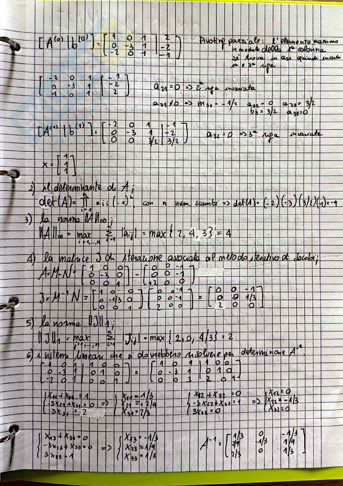 Esame Calcolo numerico 16 Giugno 2020 Pag. 6