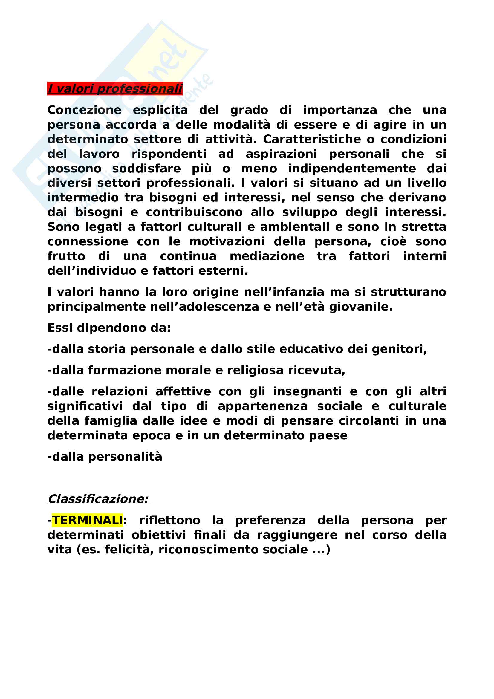 Riassunto esame psicologia del lavoro, prof Magnano, libro consigliato Psicologia del lavoro, Argentero, Cortese, Piccardo (2008) Pag. 26