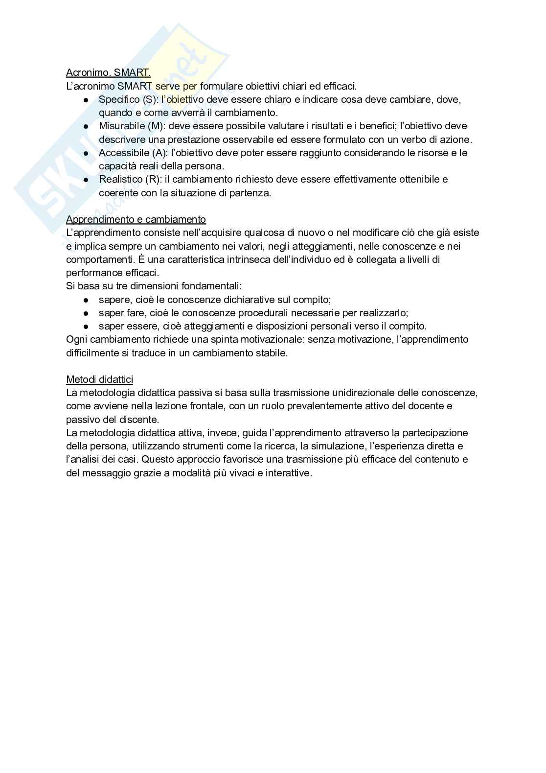 Pedagogia applicata all’infermieristica  Pag. 16