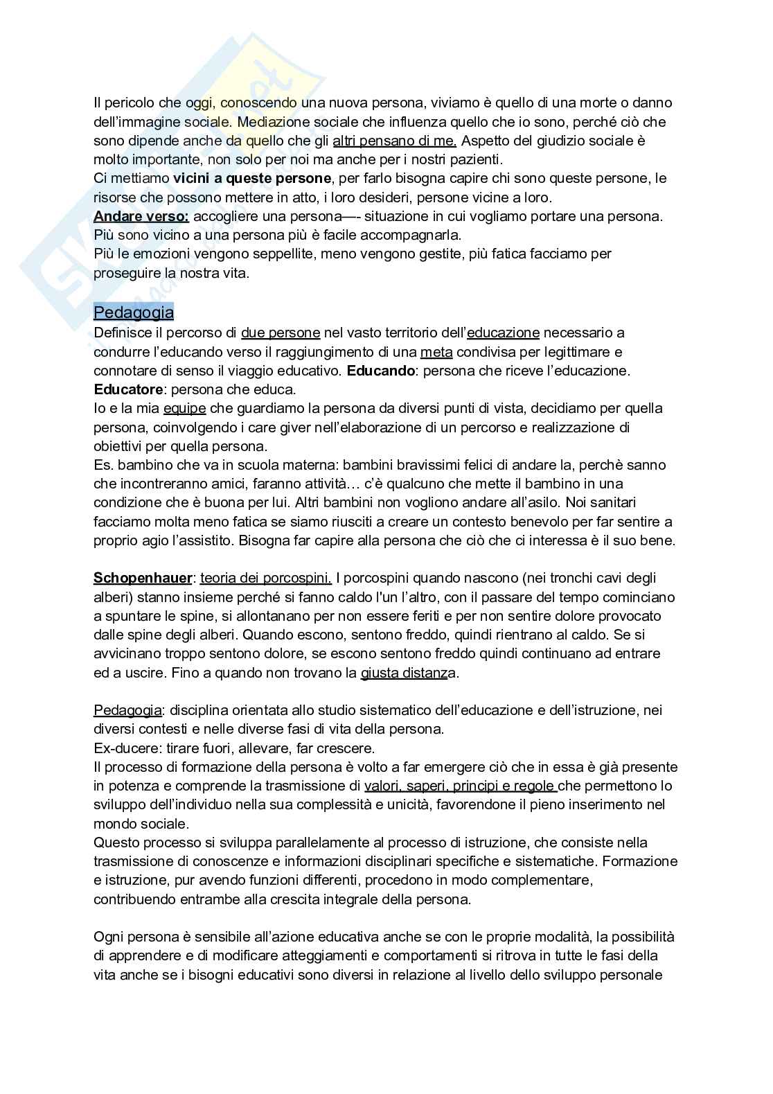 Pedagogia applicata all’infermieristica  Pag. 2