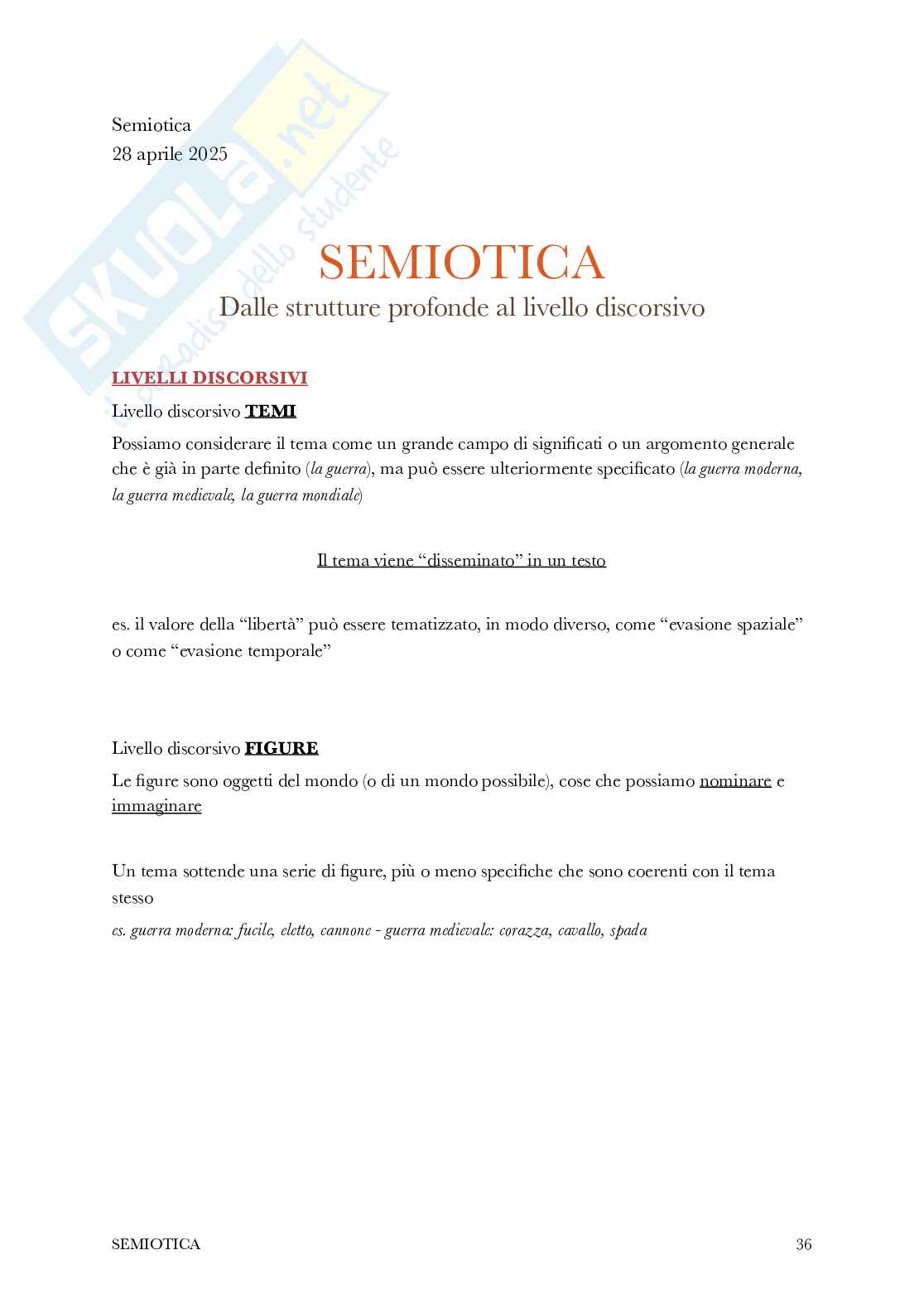 Semiotica - Appunti Pag. 36