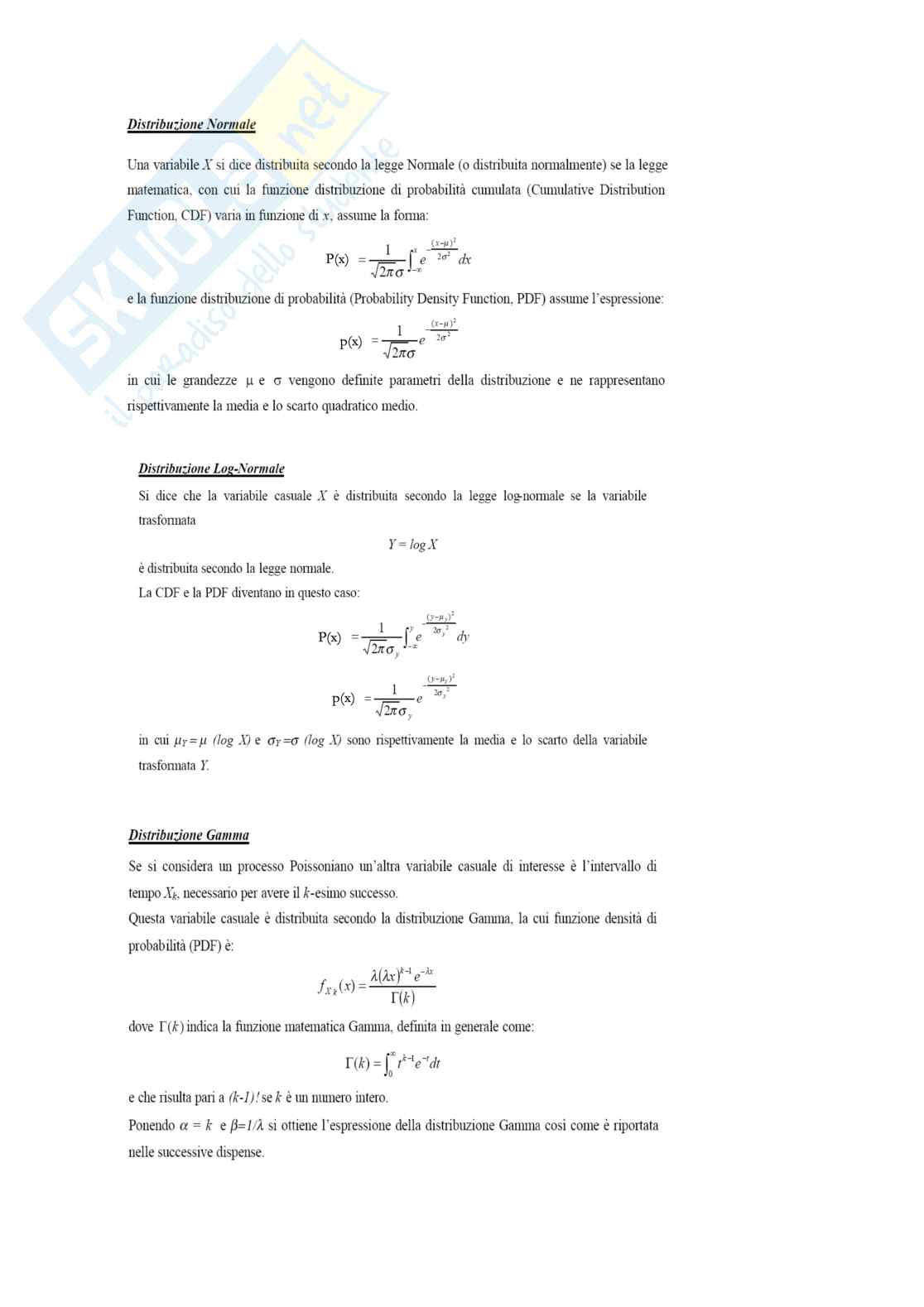 Fondamenti di idrologia e approvvigionamento idrico Pag. 11
