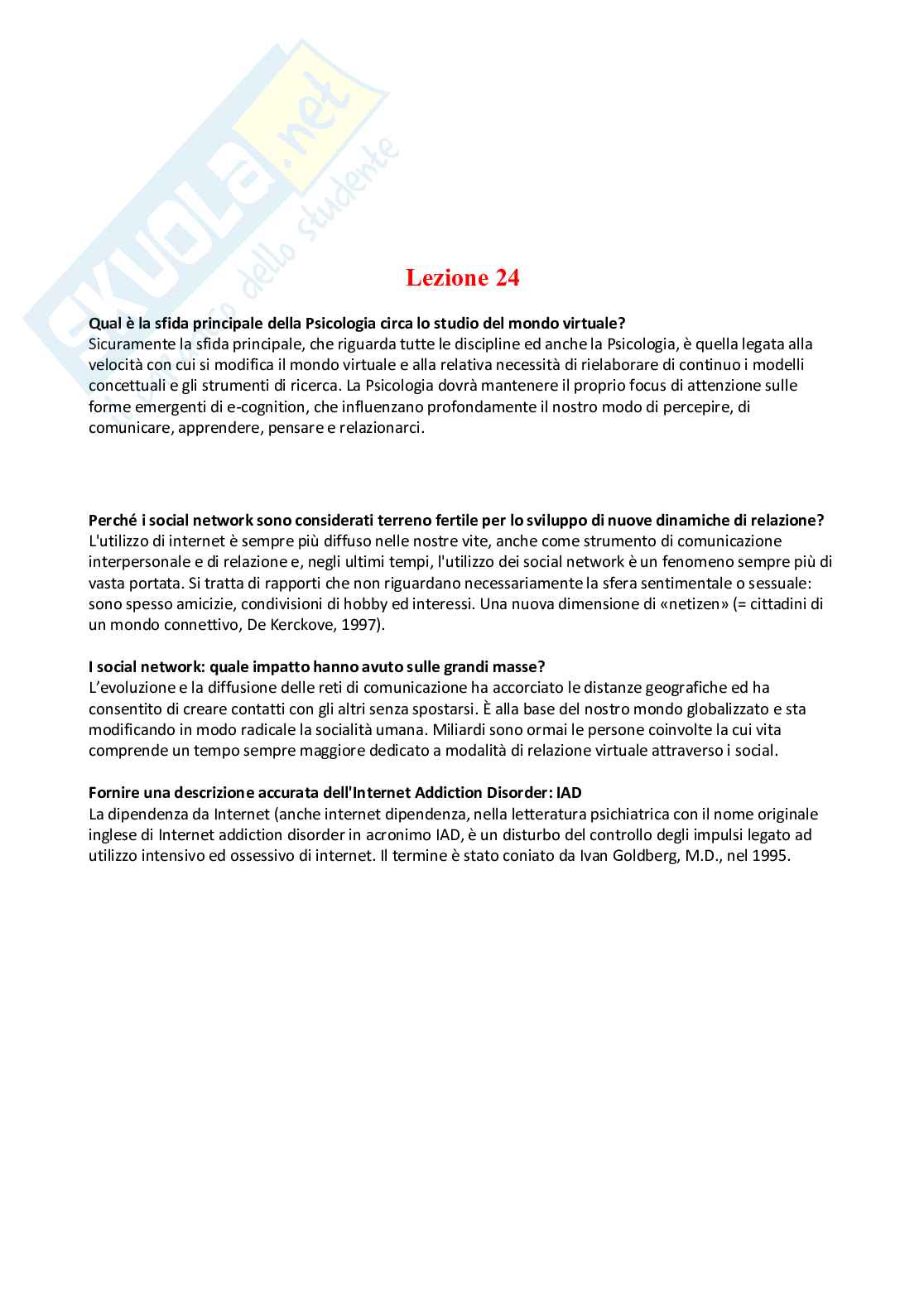 Paniere Informatica - Risposte aperte - aggiornato (2026) Pag. 11