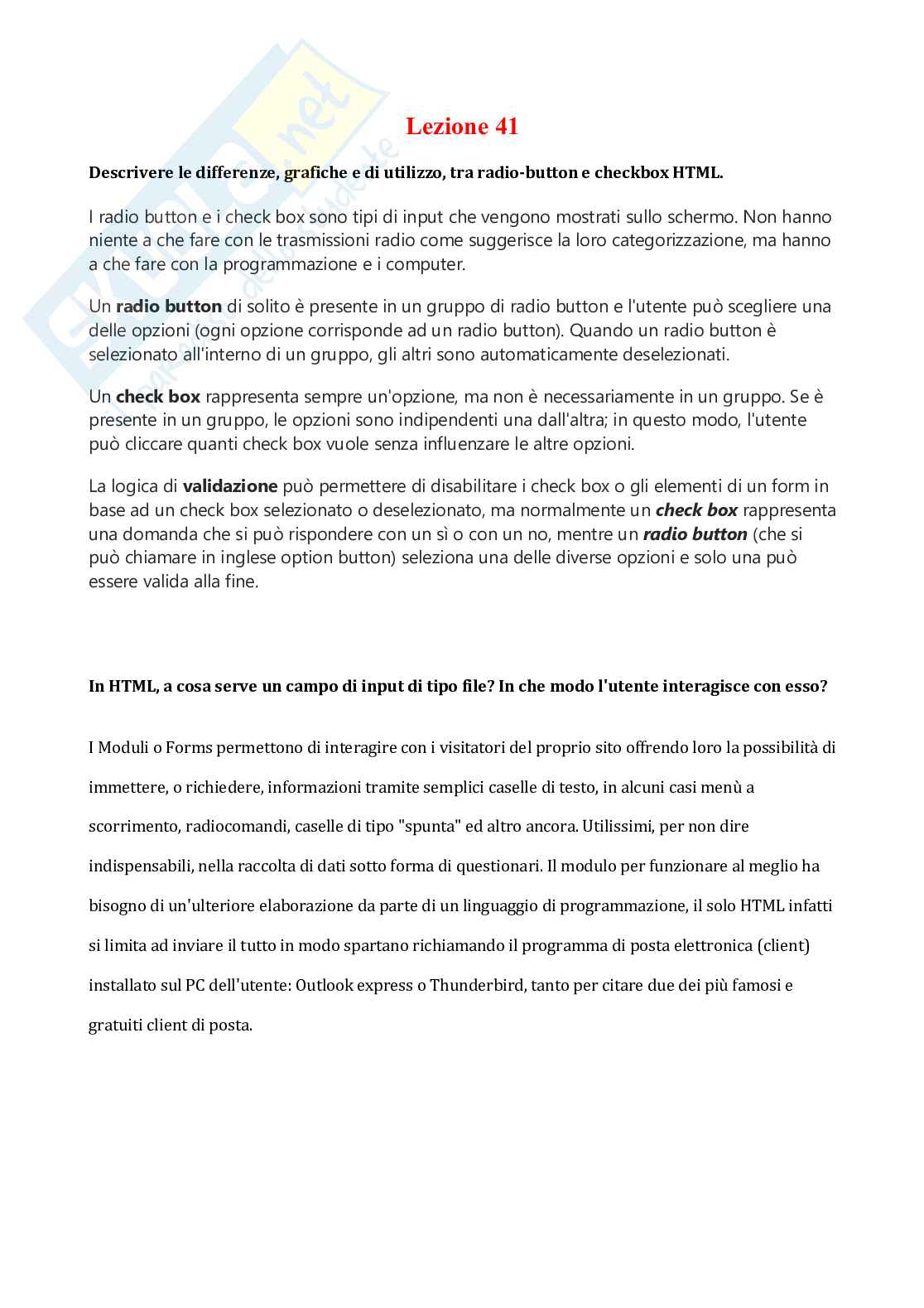 Paniere Informatica - Risposte aperte - aggiornato (2026) Pag. 26