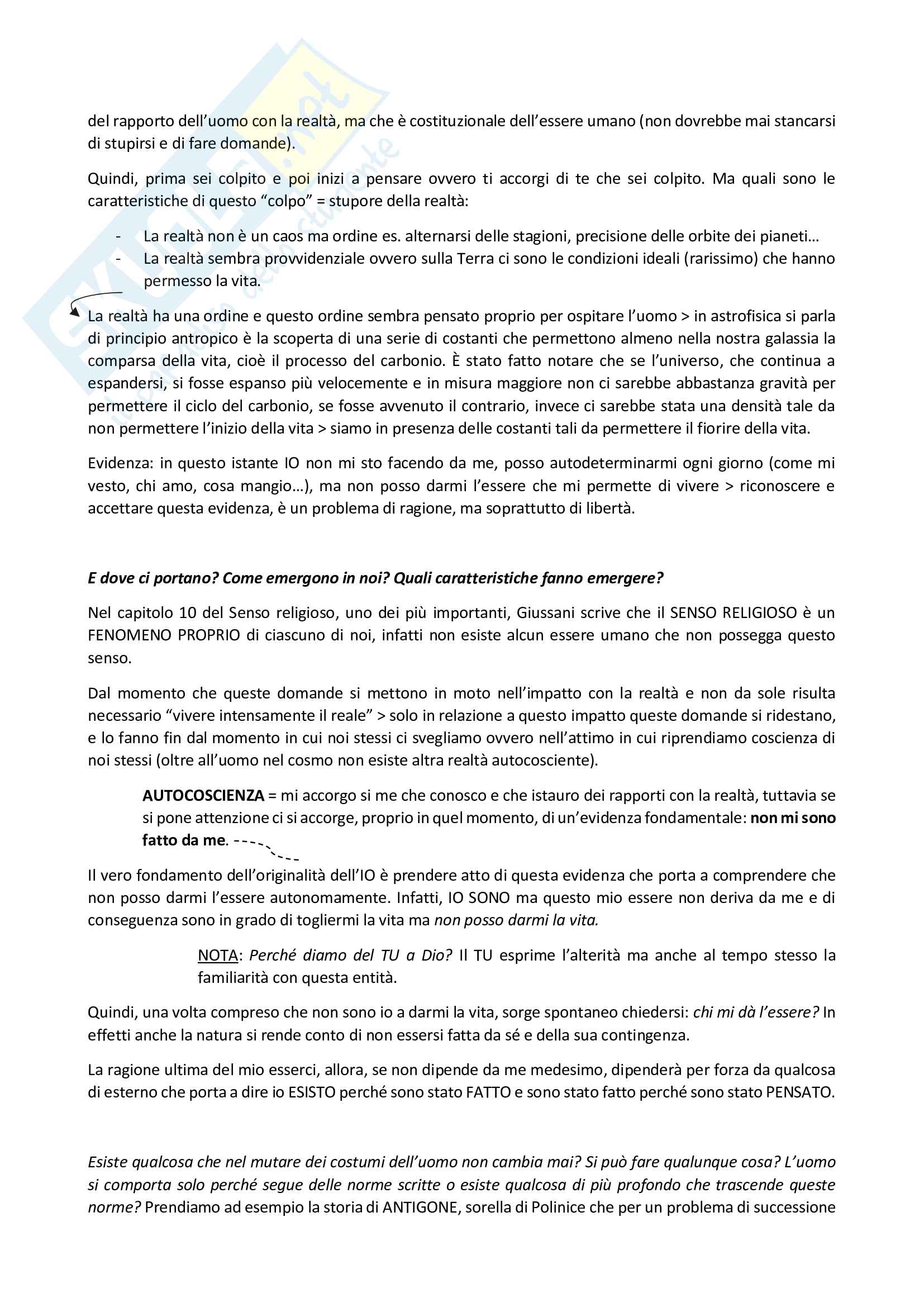 All Origine Della Pretesa Cristiana Riassunto