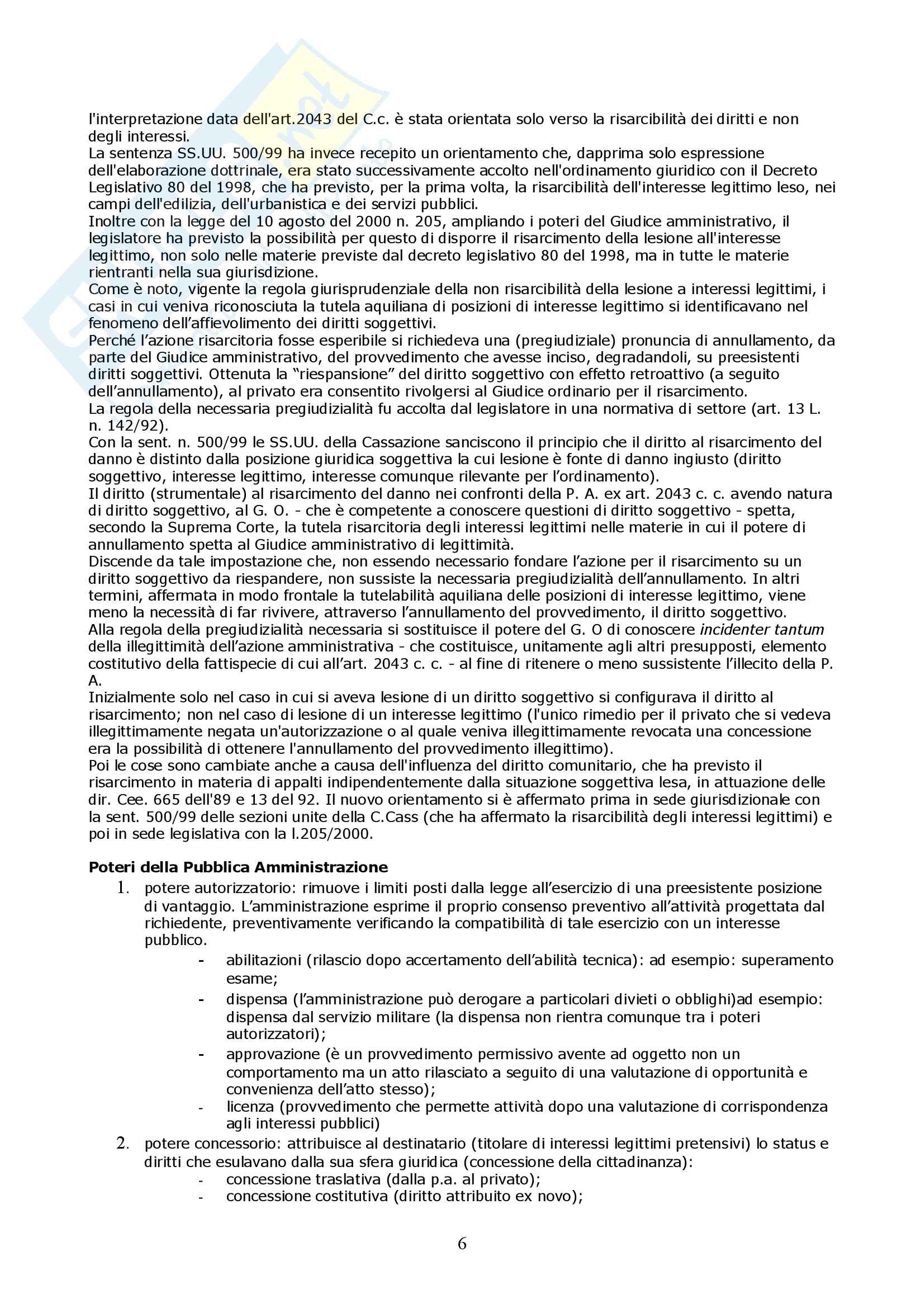 Diritto amministrativo - Domande Pag. 6