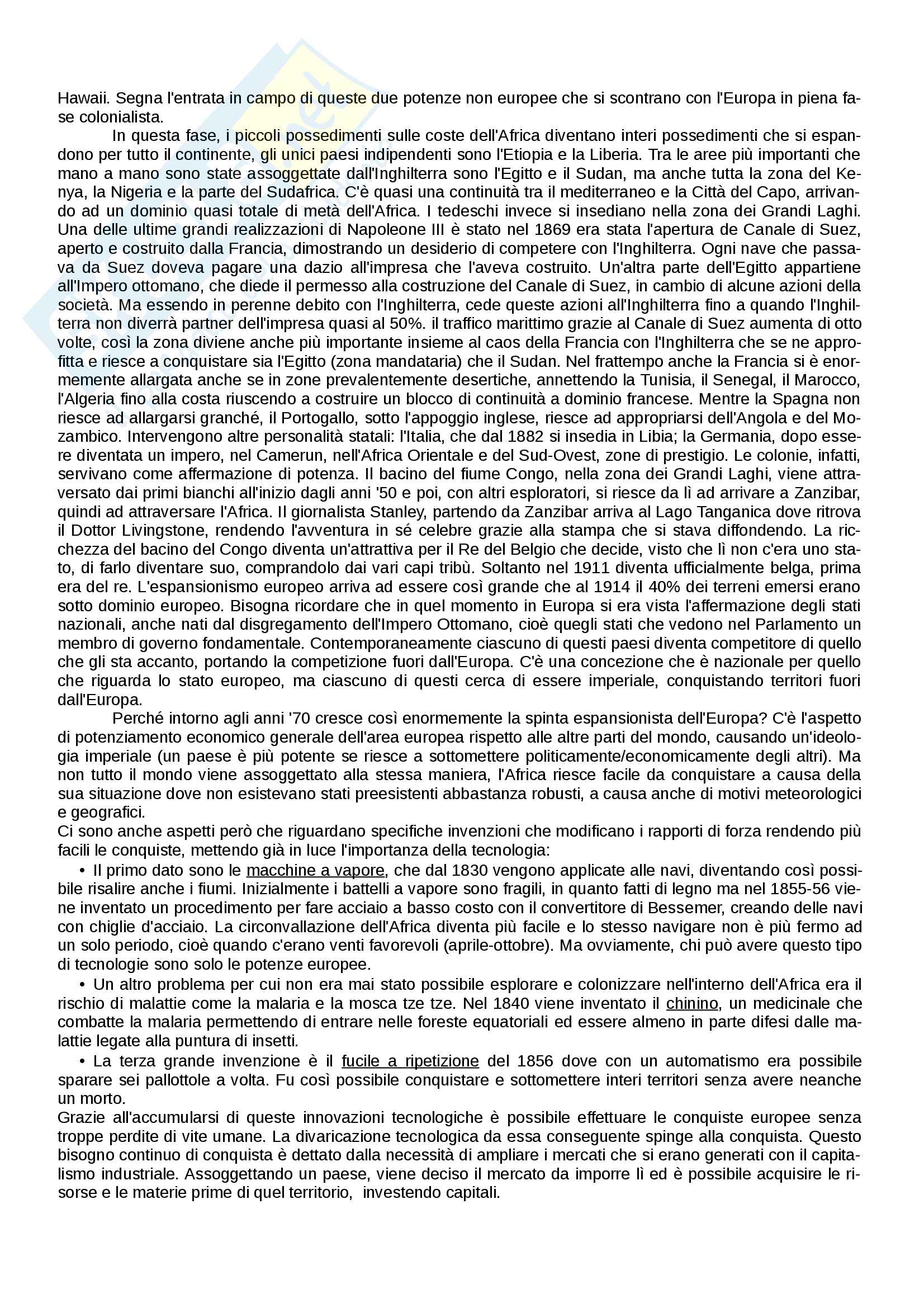L Età Contemporanea Dalla Grande Guerra A Oggi