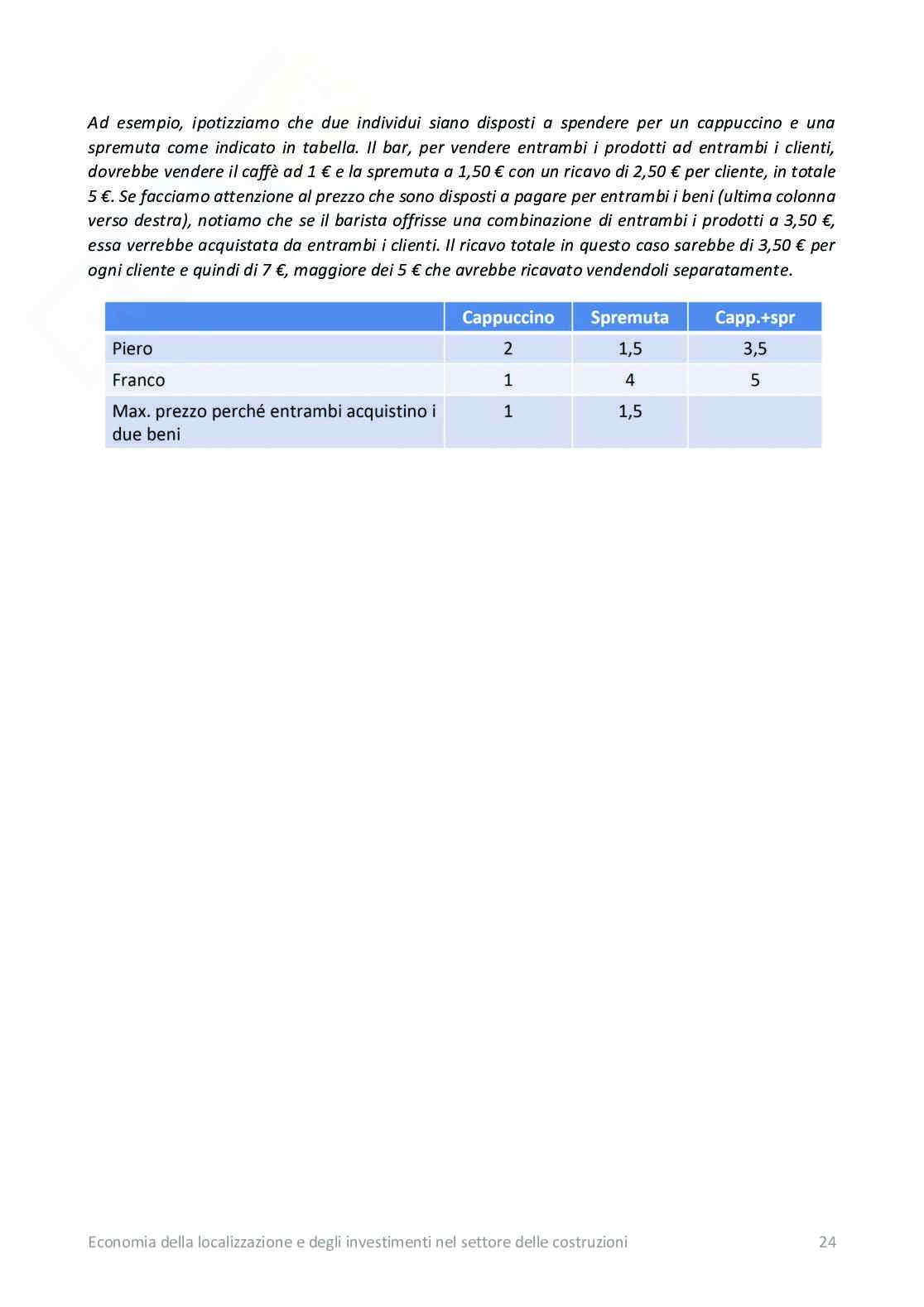 Appunti di Economia della localizzazione e degli investimenti Pag. 26