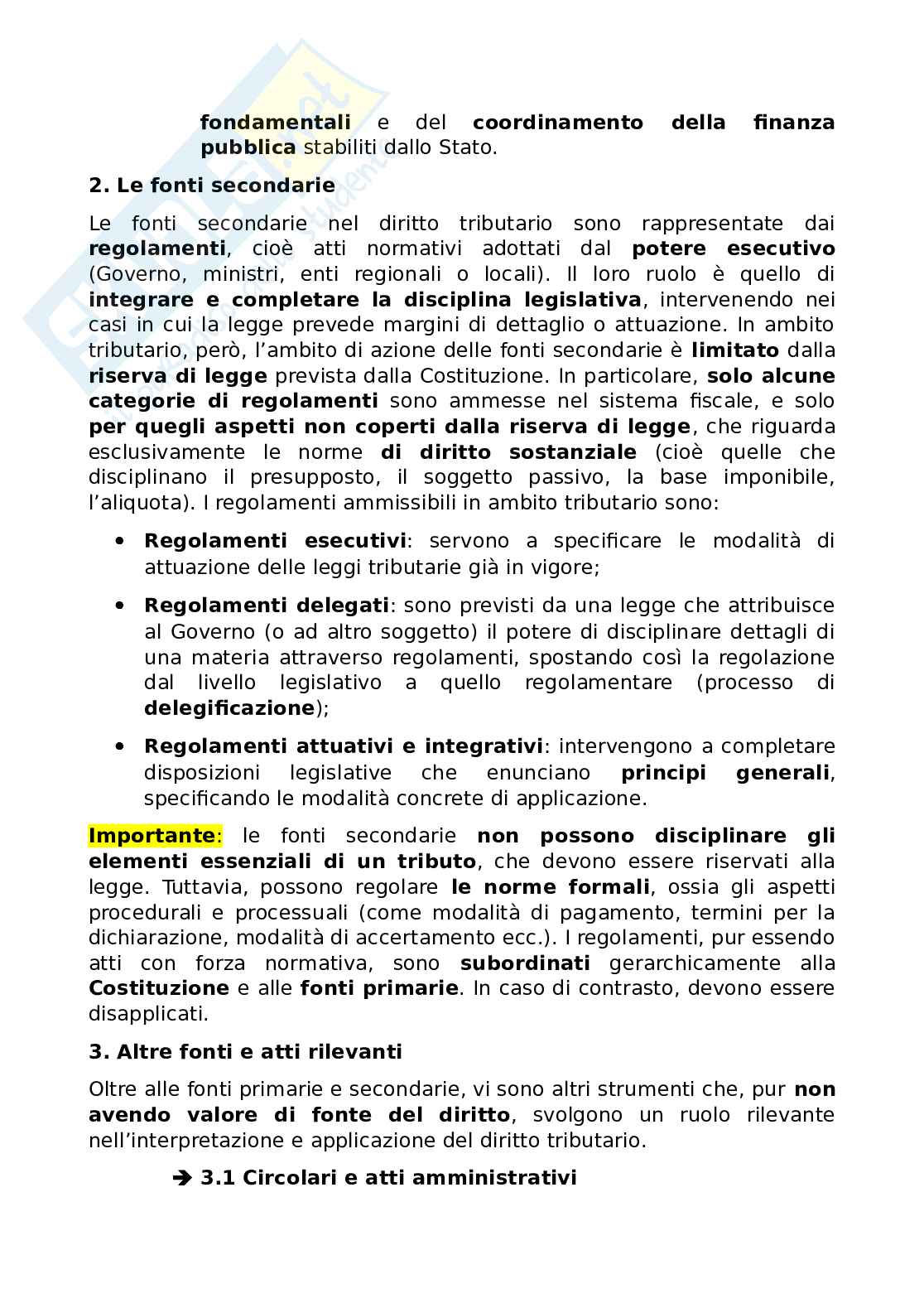 Diritto tributario Pag. 16