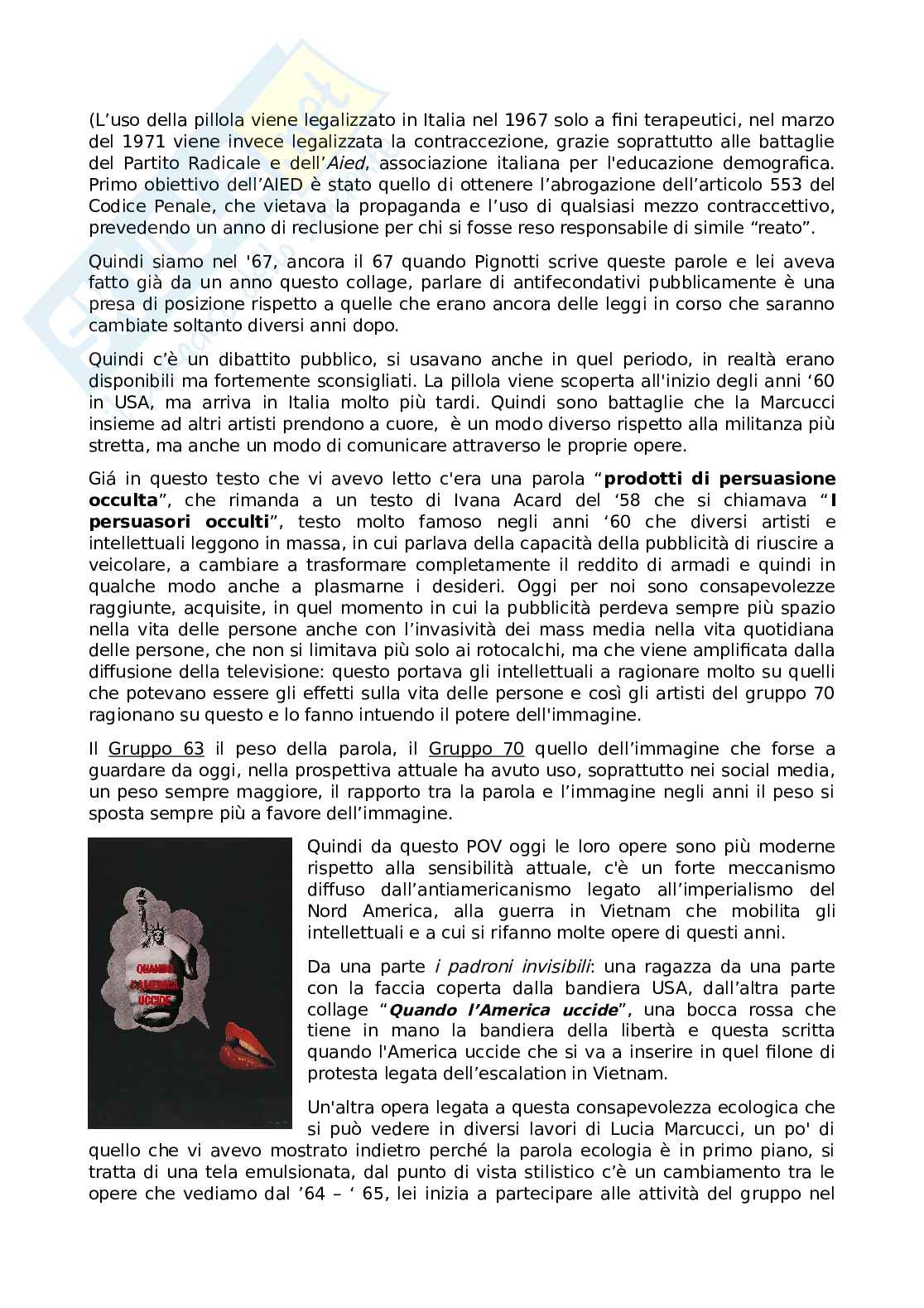 Appunti delle lezioni Prospettive di genere nell'arte contemporanea Pag. 11