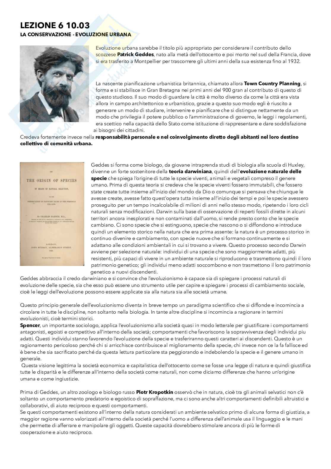 Riassunto esame Urbanistica, Prof. Gaeta Luca, libro consigliato Il primo libro di urbanistica, Gaeta Pag. 1