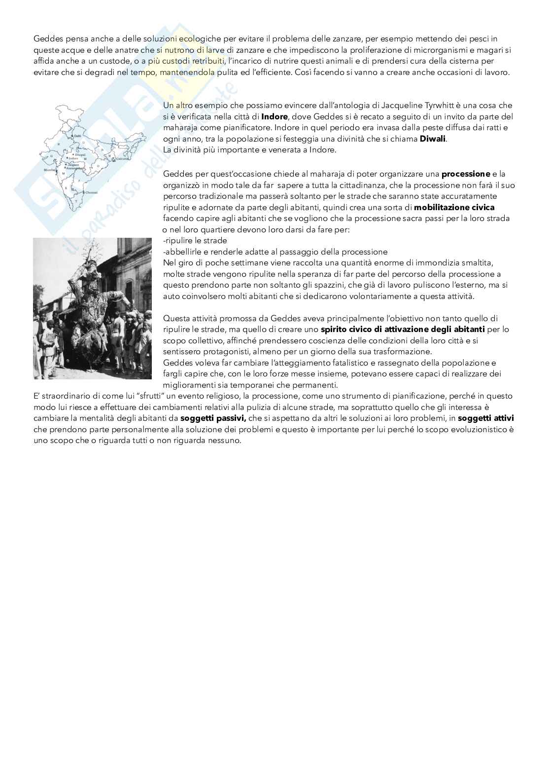 Riassunto esame Urbanistica, Prof. Gaeta Luca, libro consigliato Il primo libro di urbanistica, Gaeta Pag. 6