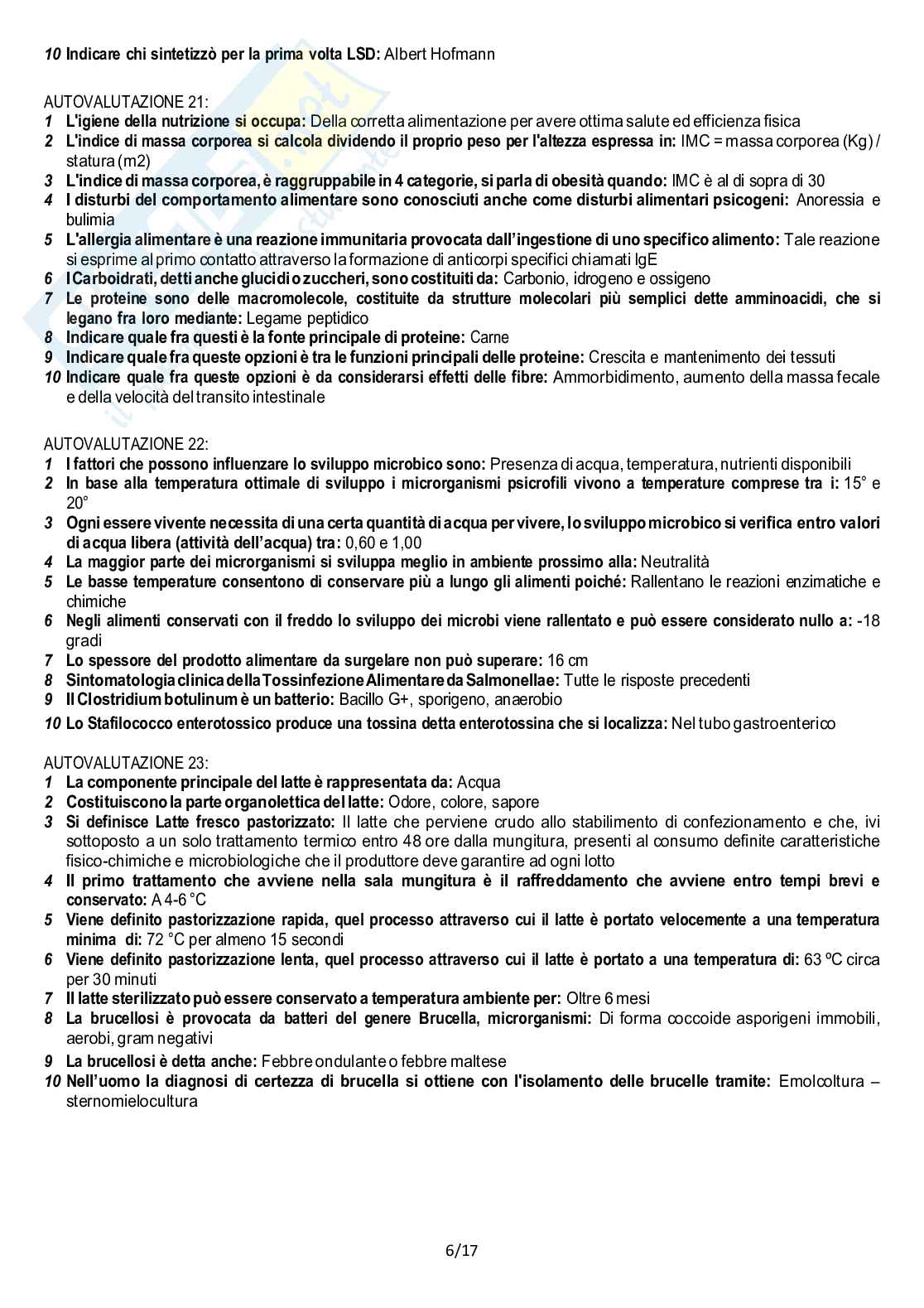 Igiene generale ed applicata  Pag. 6