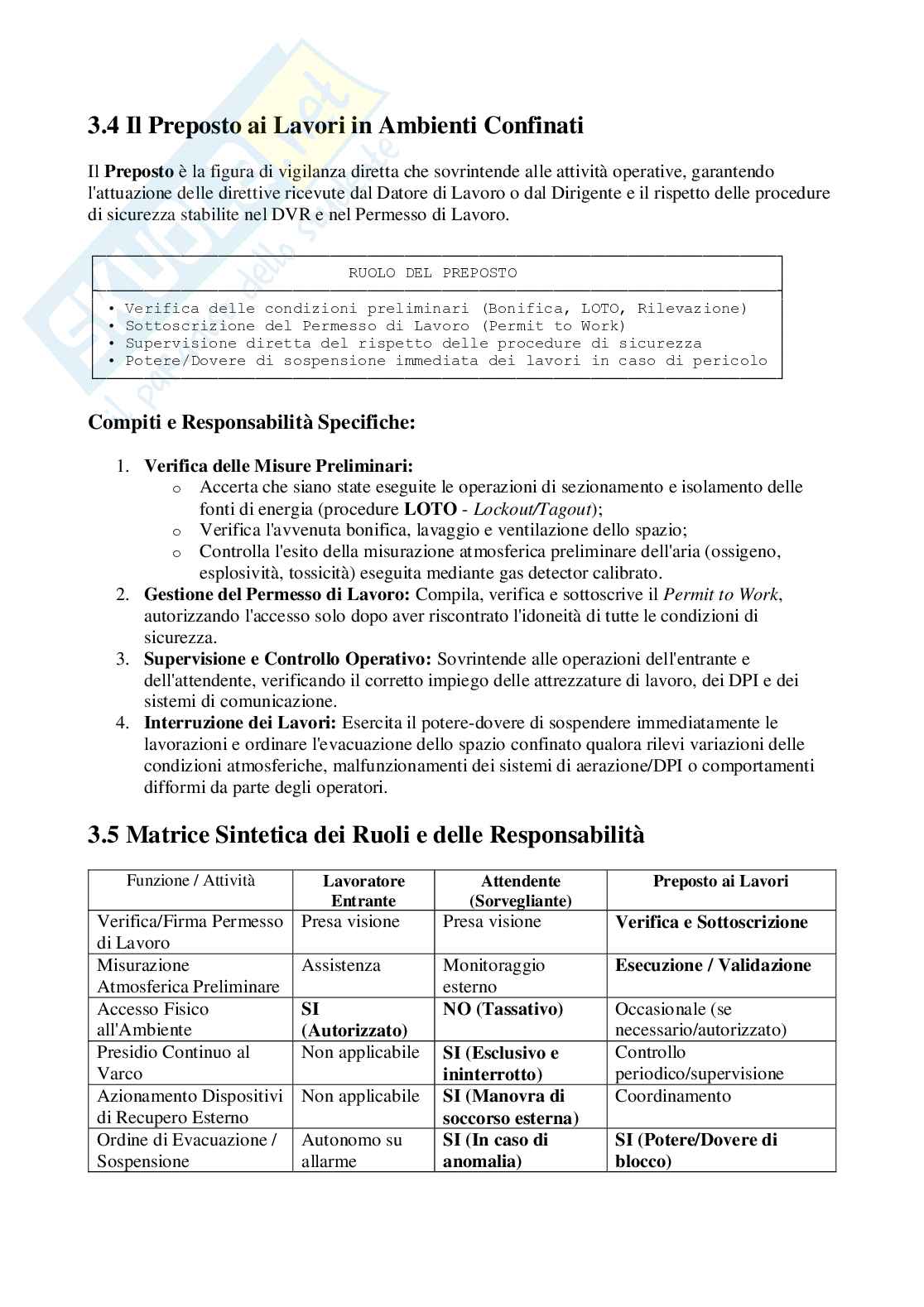 Tirocinio 2 - Ambienti confinati  Pag. 11