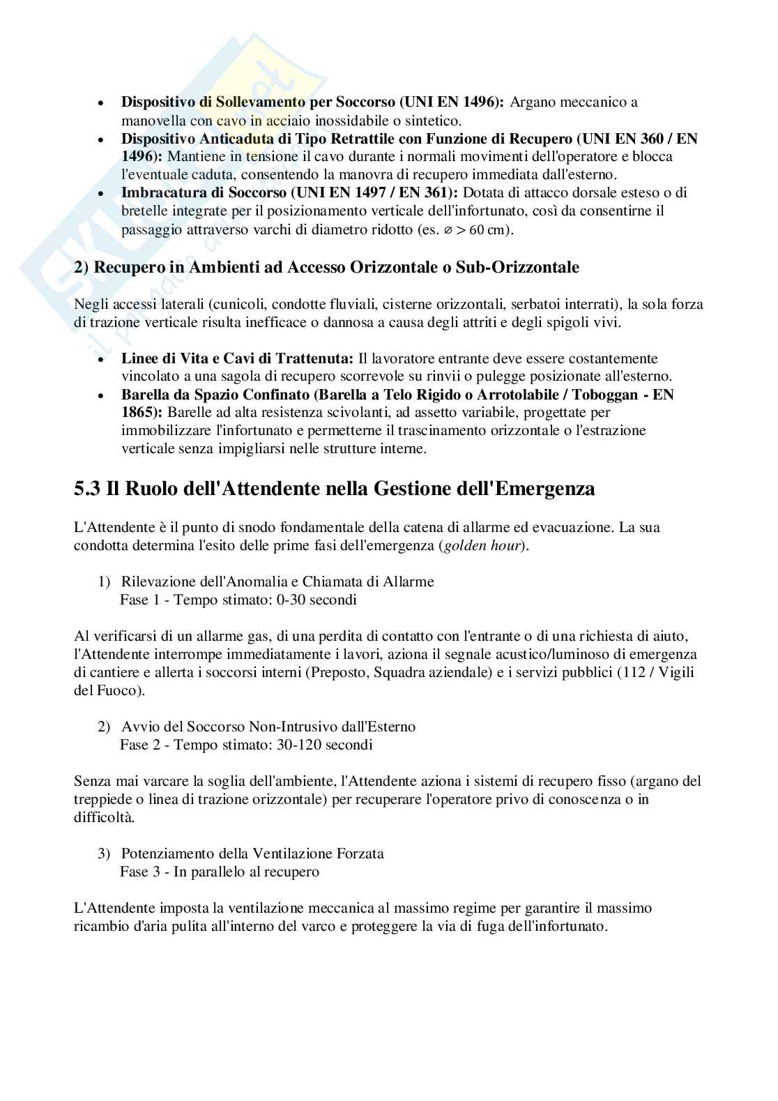 Tirocinio 2 - Ambienti confinati  Pag. 16