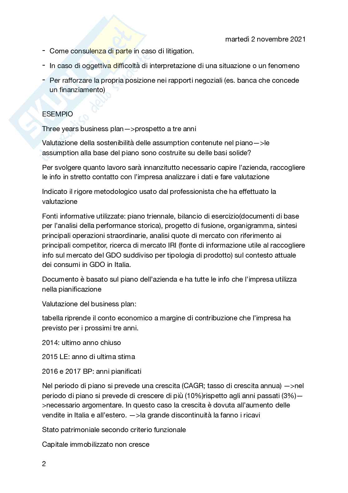 Appunti di Controllo strategico e performance aziendale Pag. 61