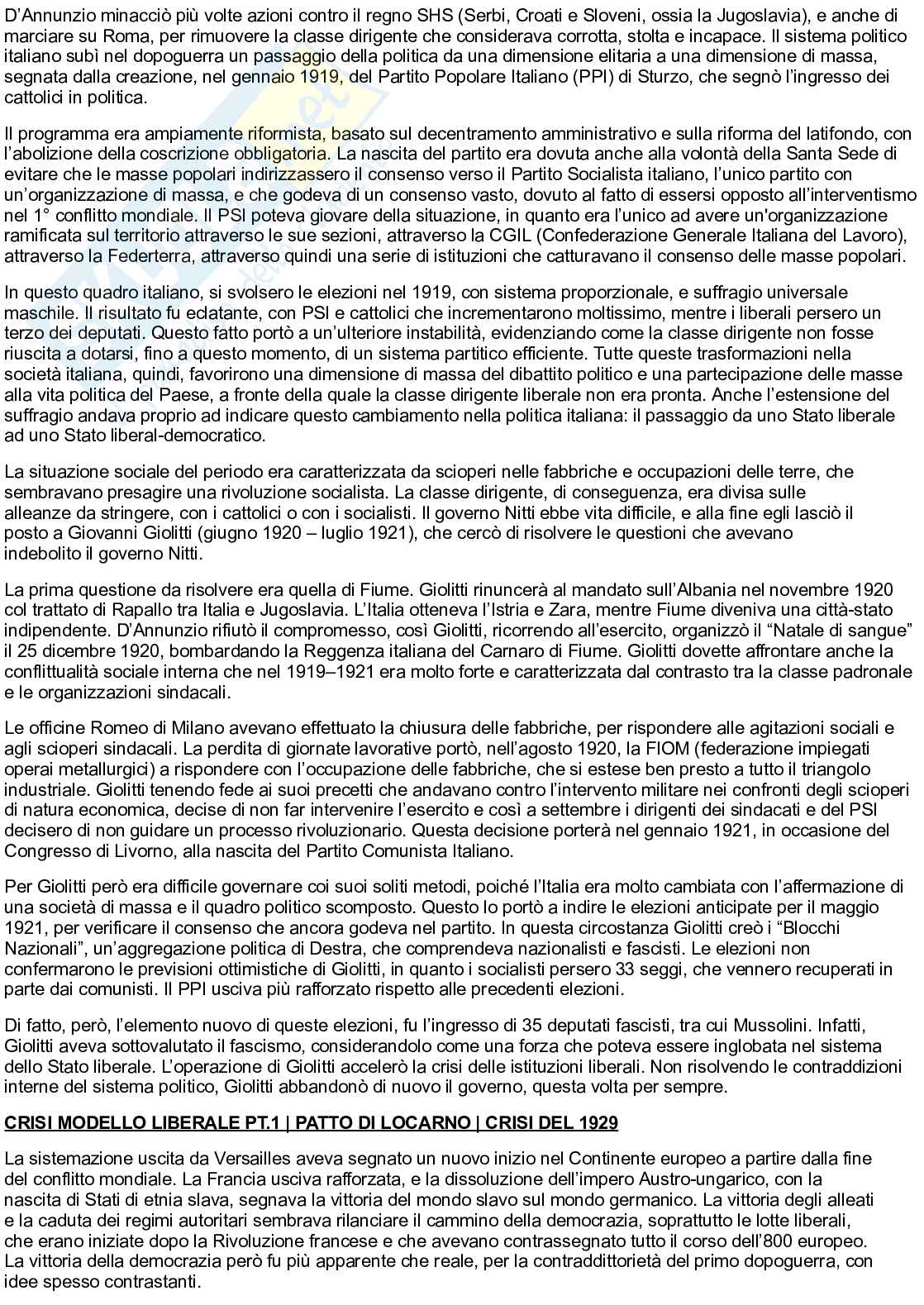 Appunti esame di Storia contemporanea Pag. 21