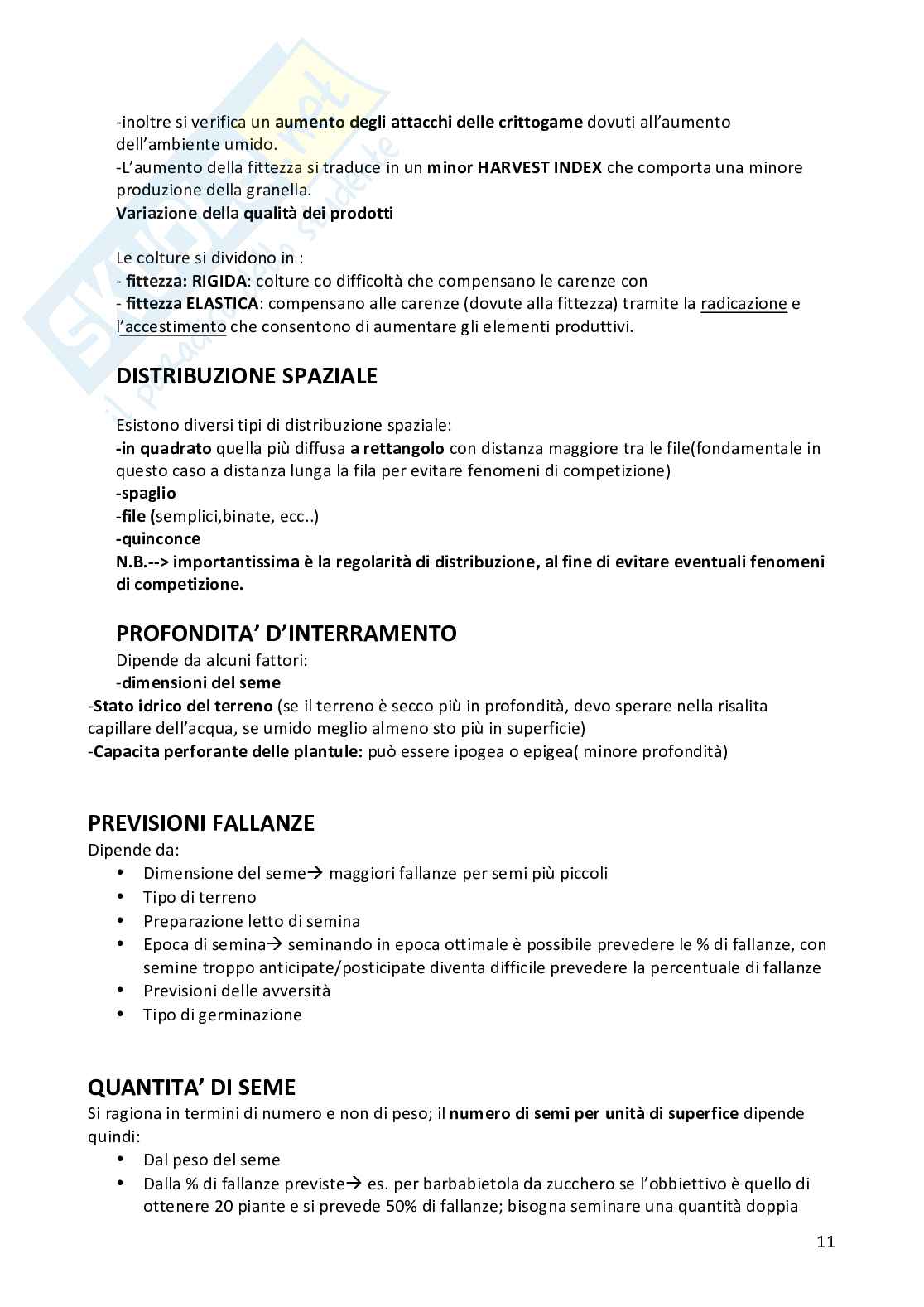 Sistemi colturali erbacei Pag. 11