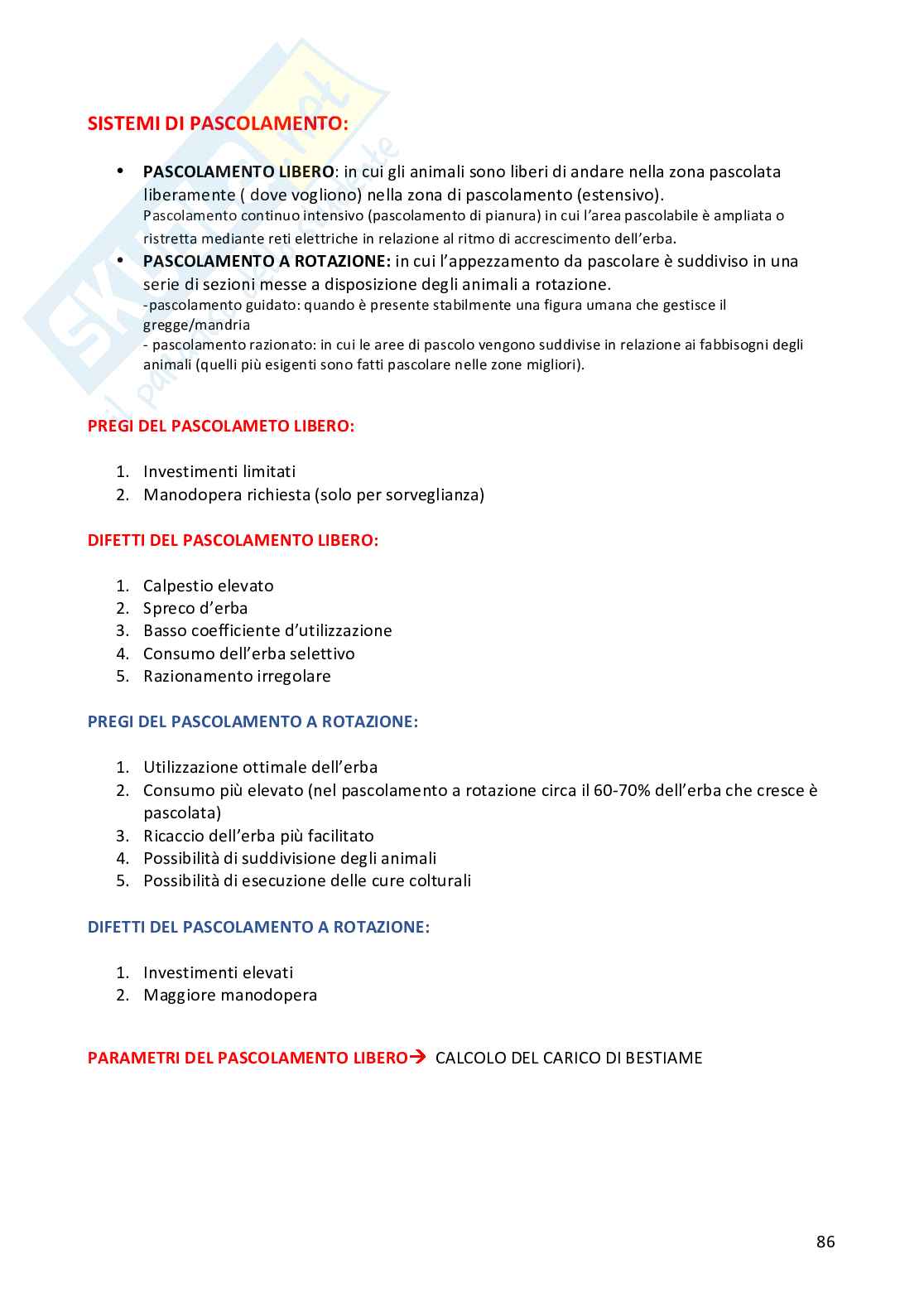 Sistemi colturali erbacei Pag. 86