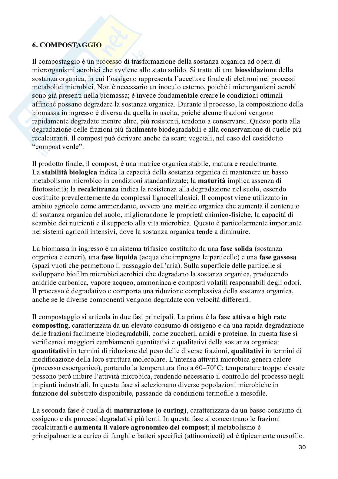 Appunti completi di Uso e ricilio delle biomasse agroalimentari Pag. 31