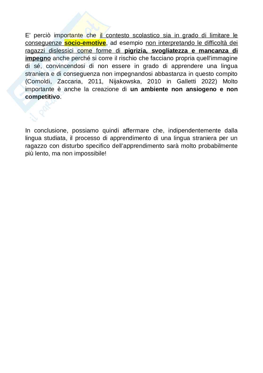 Riassunto esame Linguistica per insegnare, Prof. Baldi Elisabetta, libro consigliato Linguistica per insegnare, Baldi Elisabetta, Leonardo Maria Savoia Pag. 6