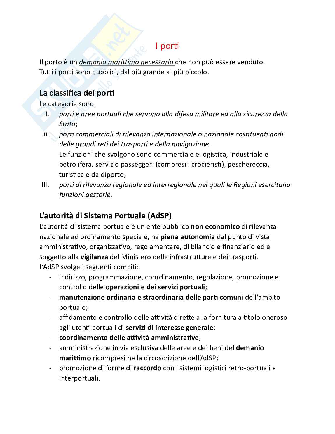 Diritto del turismo - Parte 3 - Diritto dei trasporti e della mobilità turistica Pag. 1