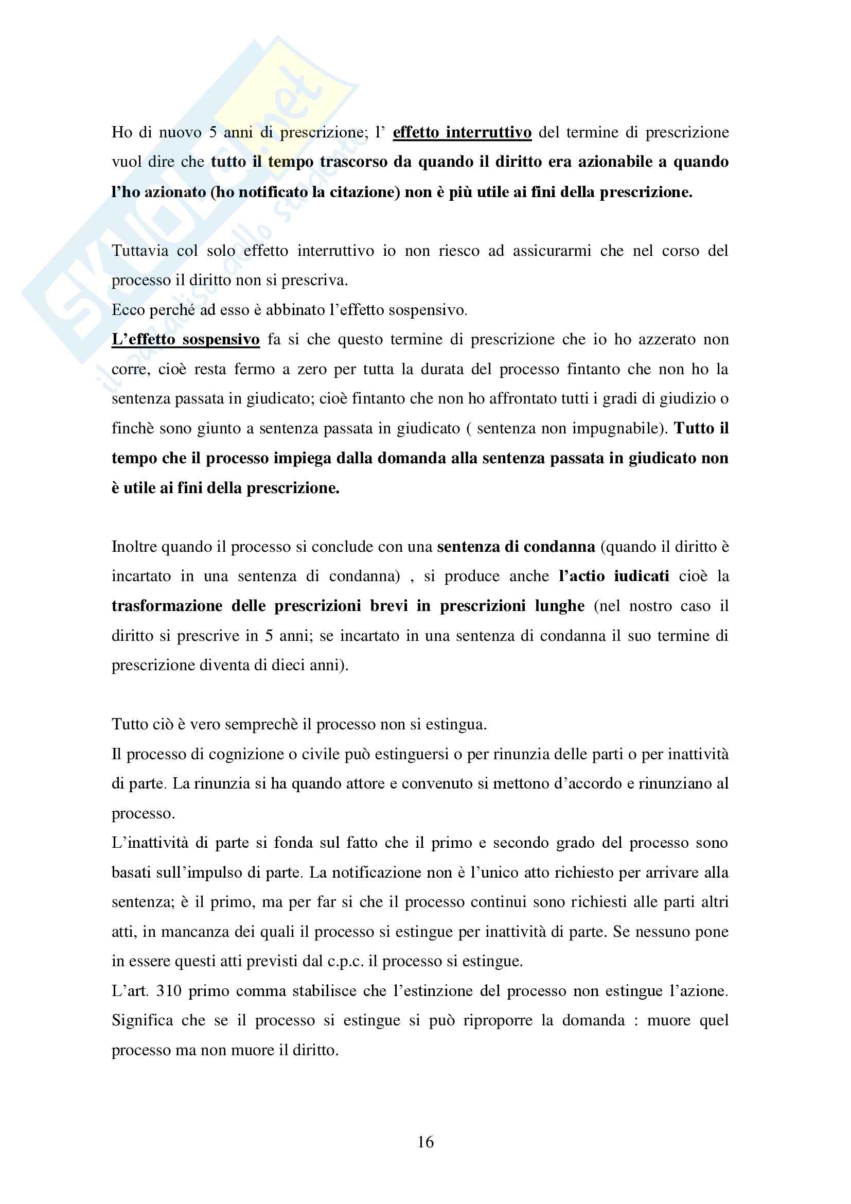 Diritto processuale civile - i principi del processo civile Pag. 16