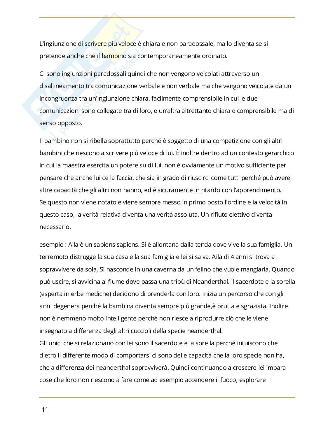 Riassunto esame Pedagogia generale e sociale, Prof. Fabbri Maurizio, libro consigliato Essere insegnanti essere genitori / oltre il disagio, Maurizio Fabbri Pag. 11