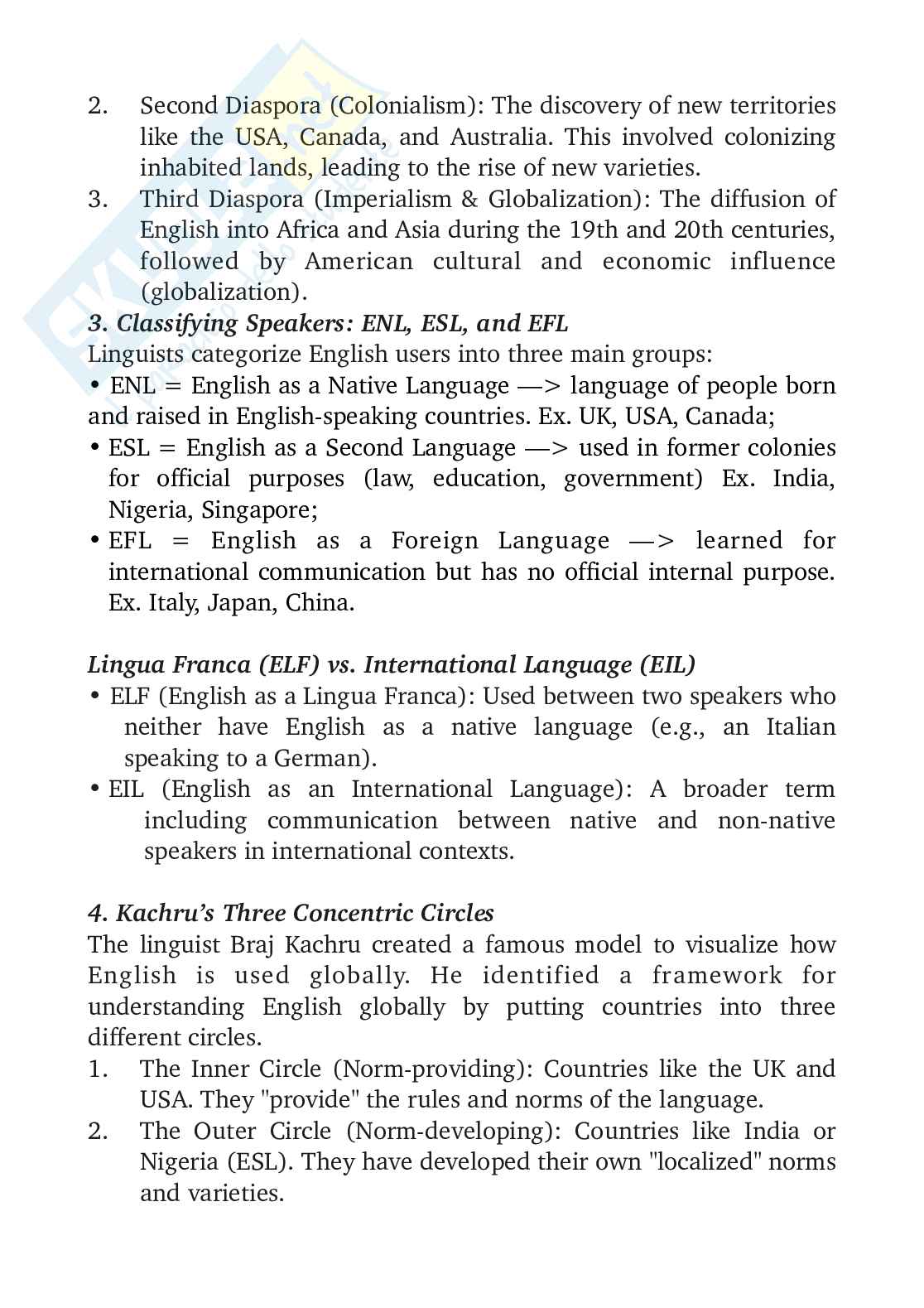 Appunti di Lingua inglese 1  Pag. 2